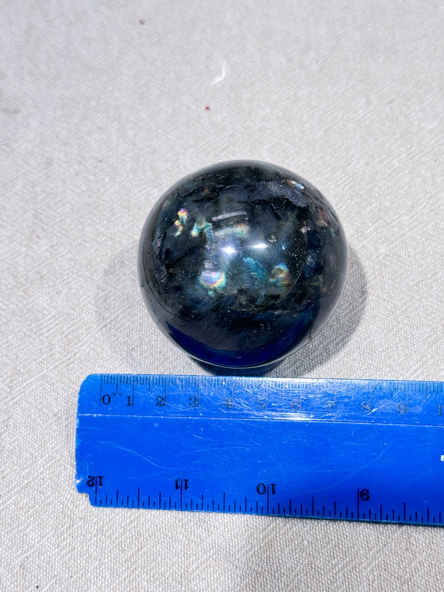 Silver Line Labradorite Sphere