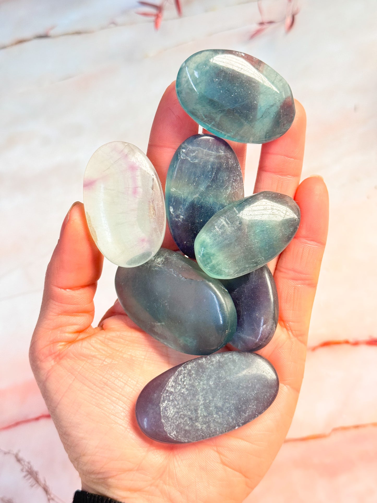 Fluorite Palmstones