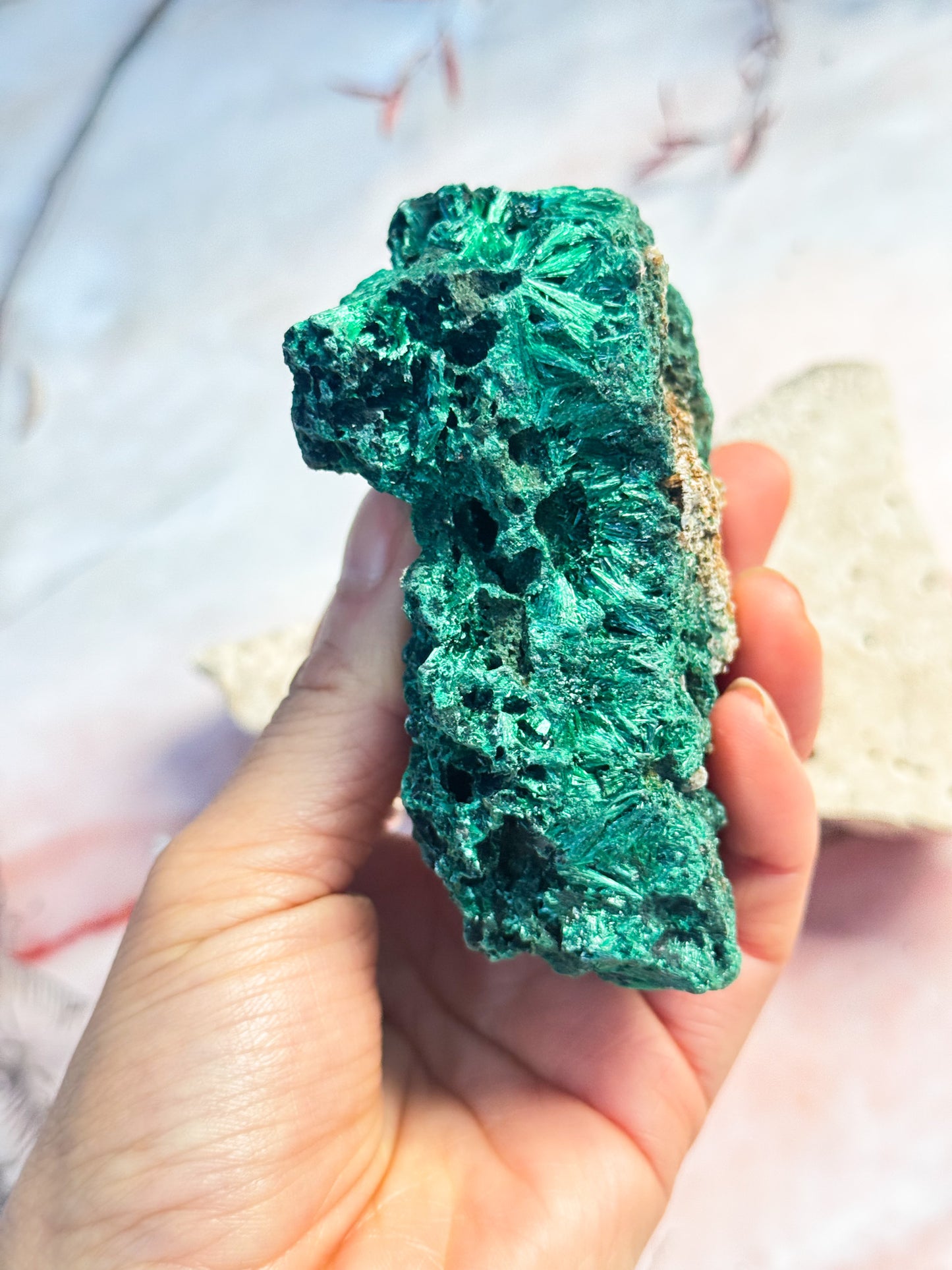 Silky Malachite Specimen