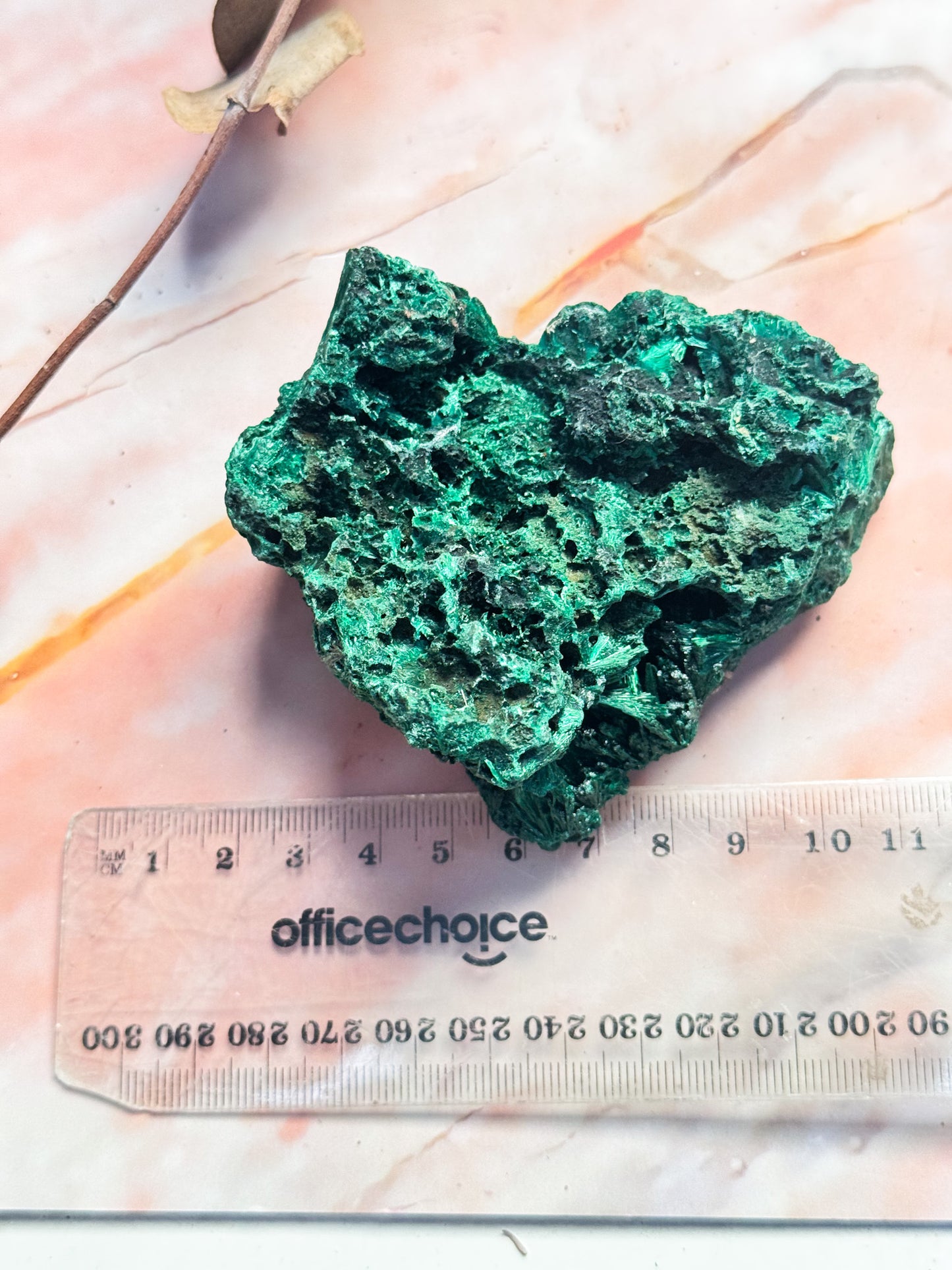 Silky Malachite Specimen