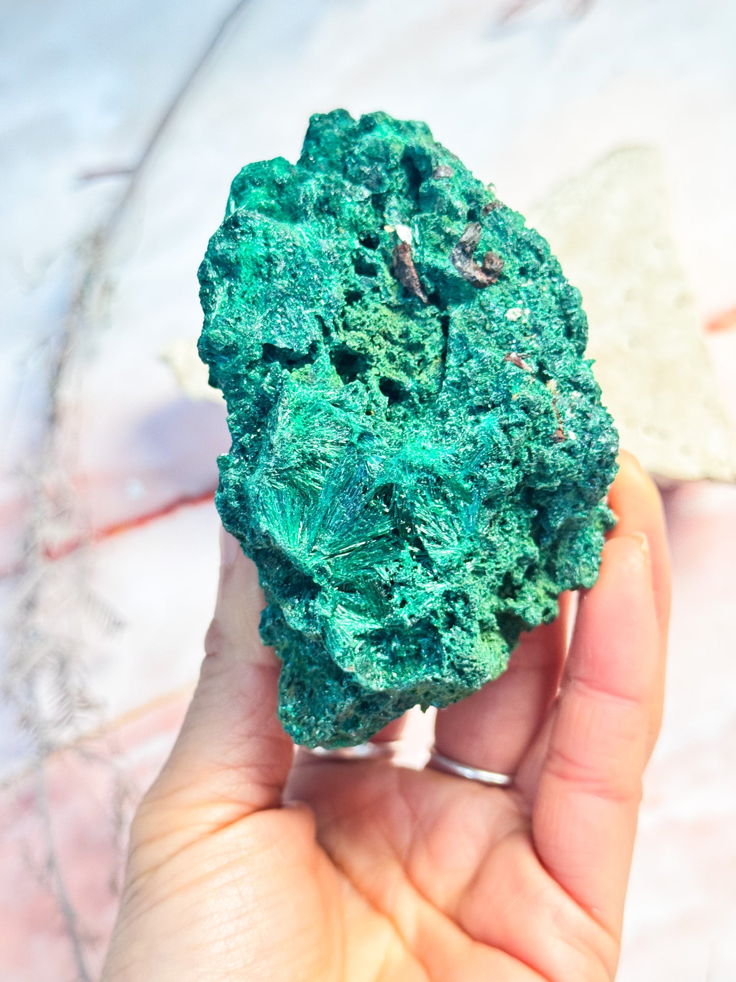 Silky Malachite Specimen
