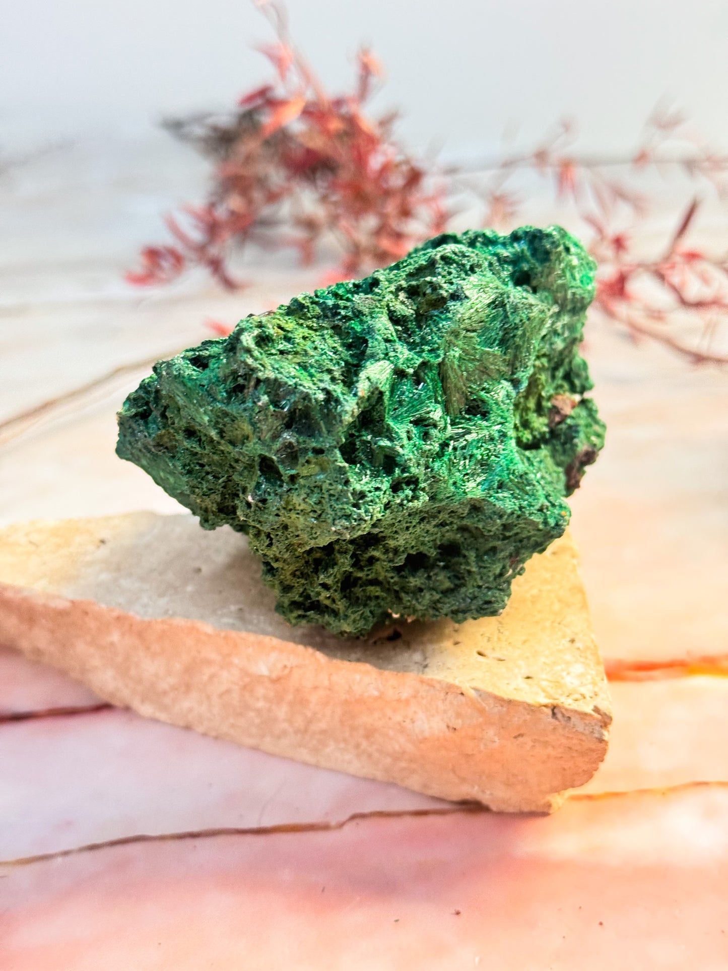 Silky Malachite Specimen