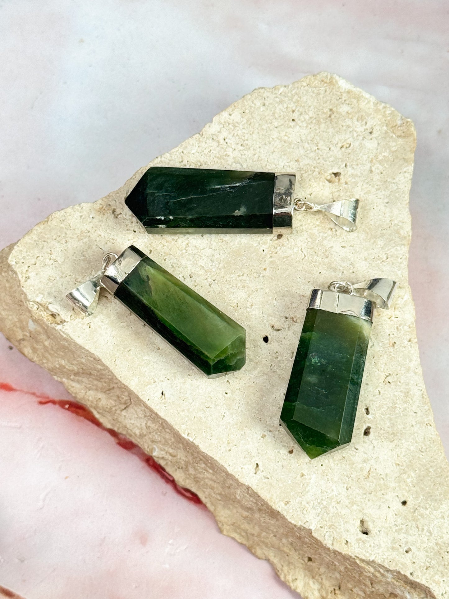 Tremolite Pendants