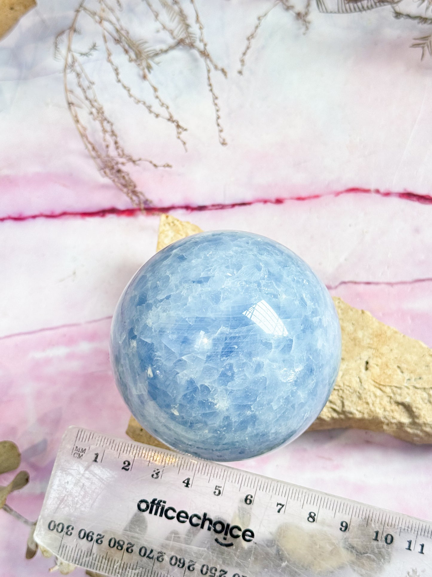Blue Calcite Sphere