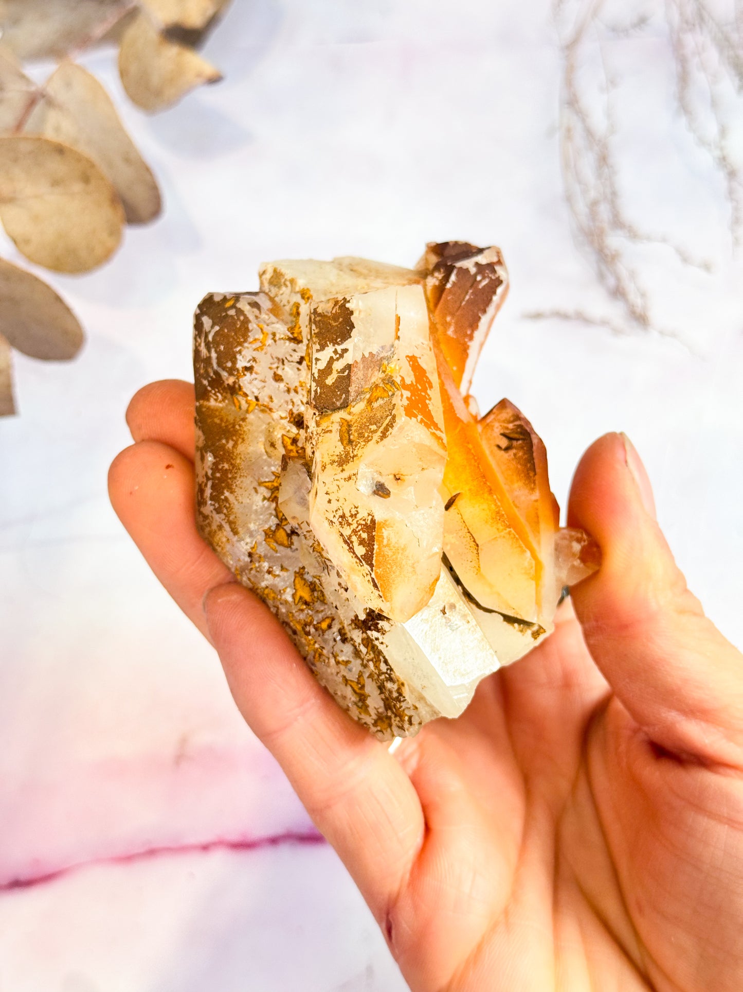 Golden Healer Quartz Cluster