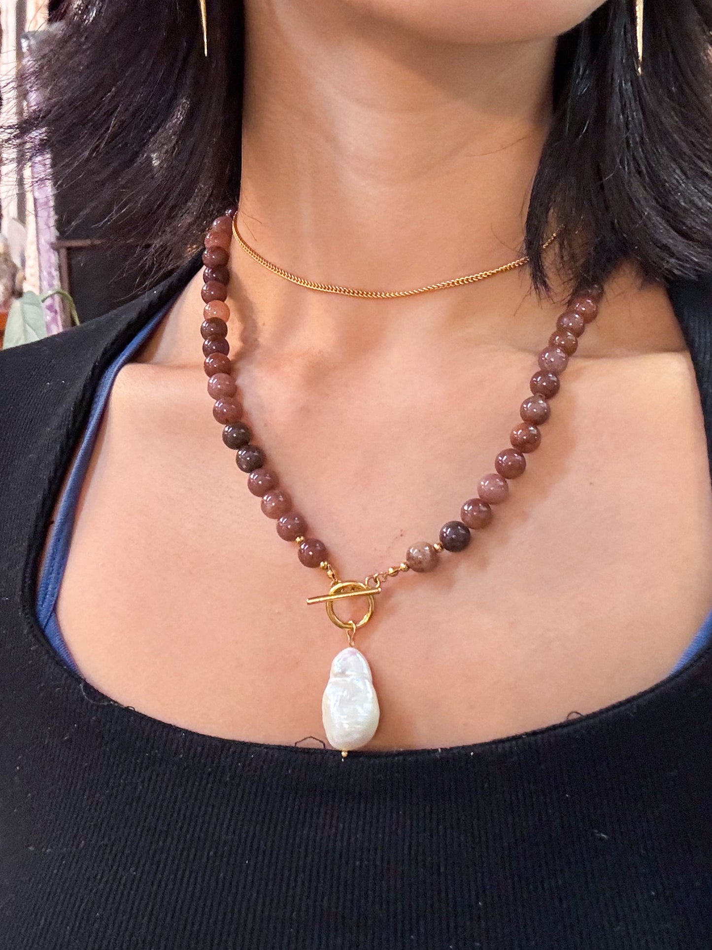 Statement Crystal and Pearl Necklaces