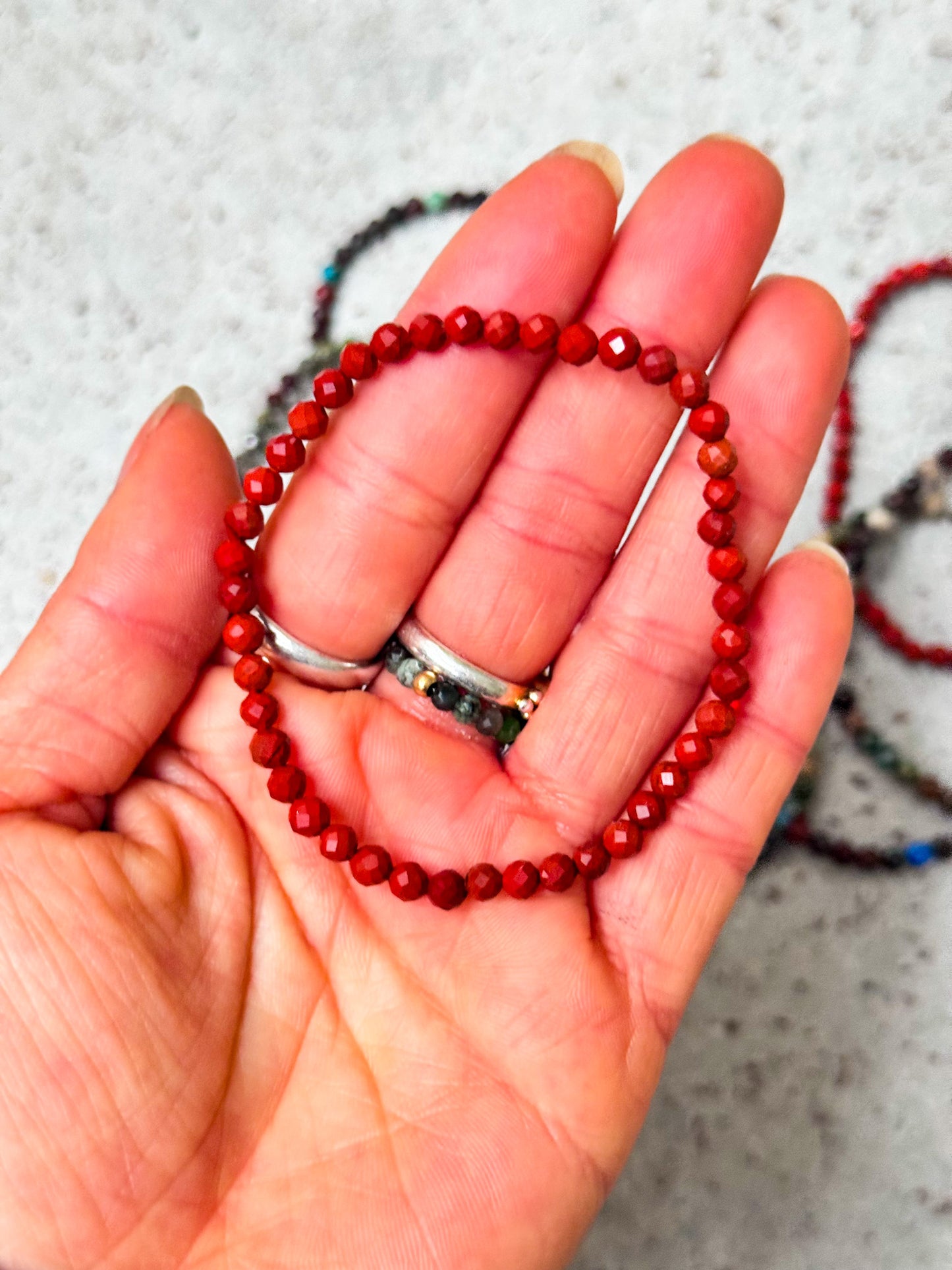Dainty Faceted Bracelets