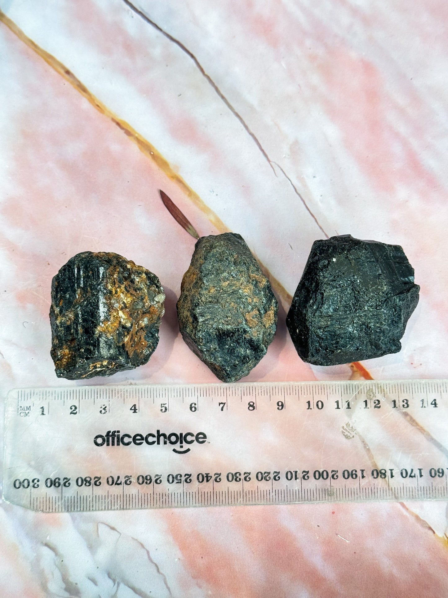 Black Tourmaline Roughs