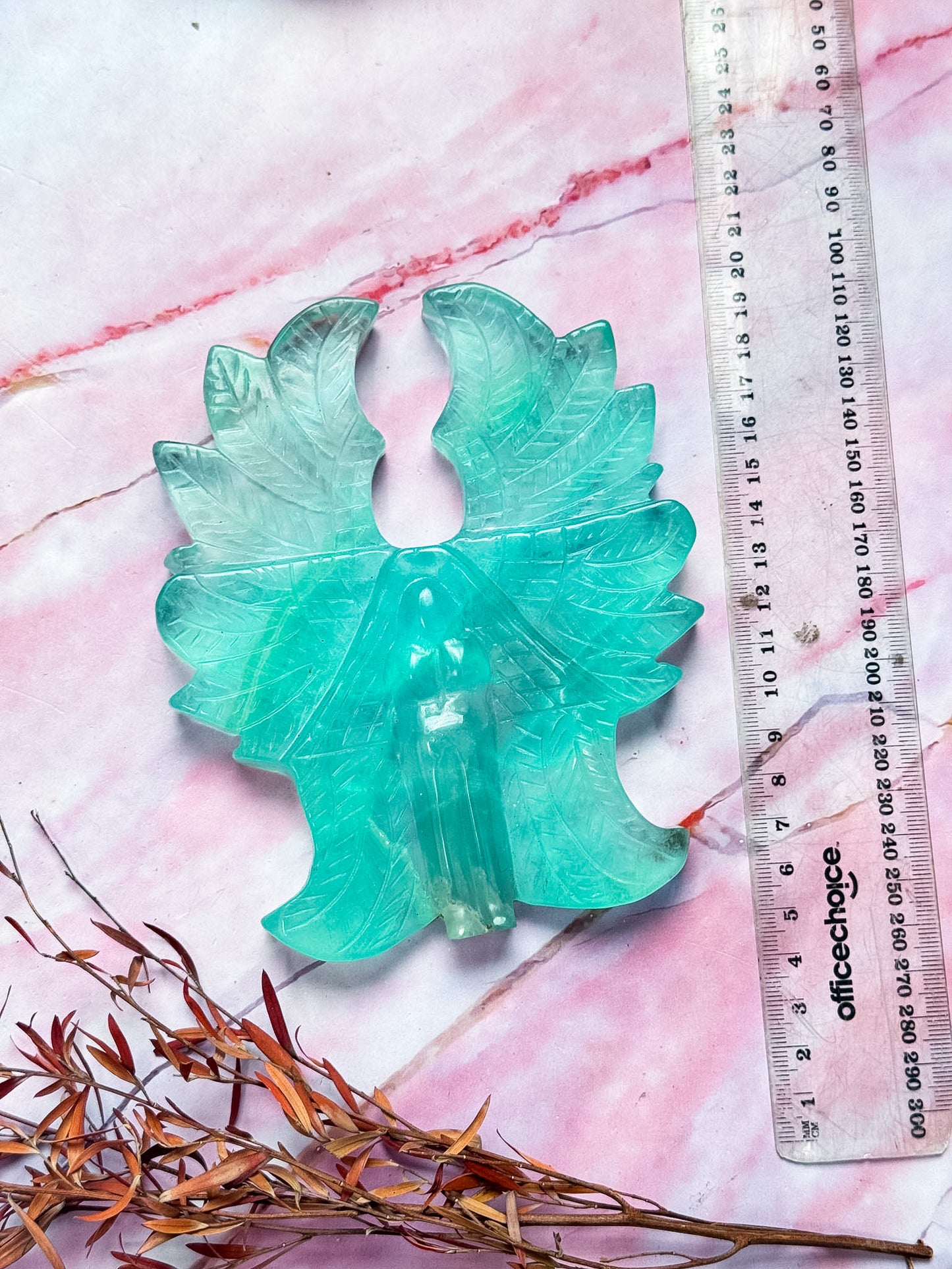 Green Fluorite 6-Winged Angel