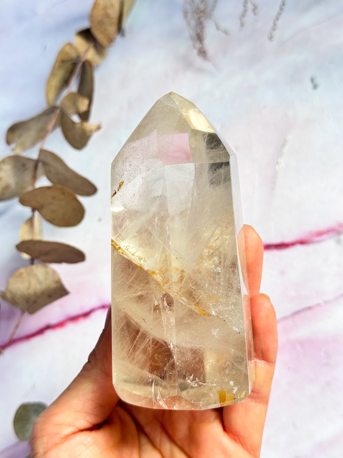 Pale Smokey Quartz Point