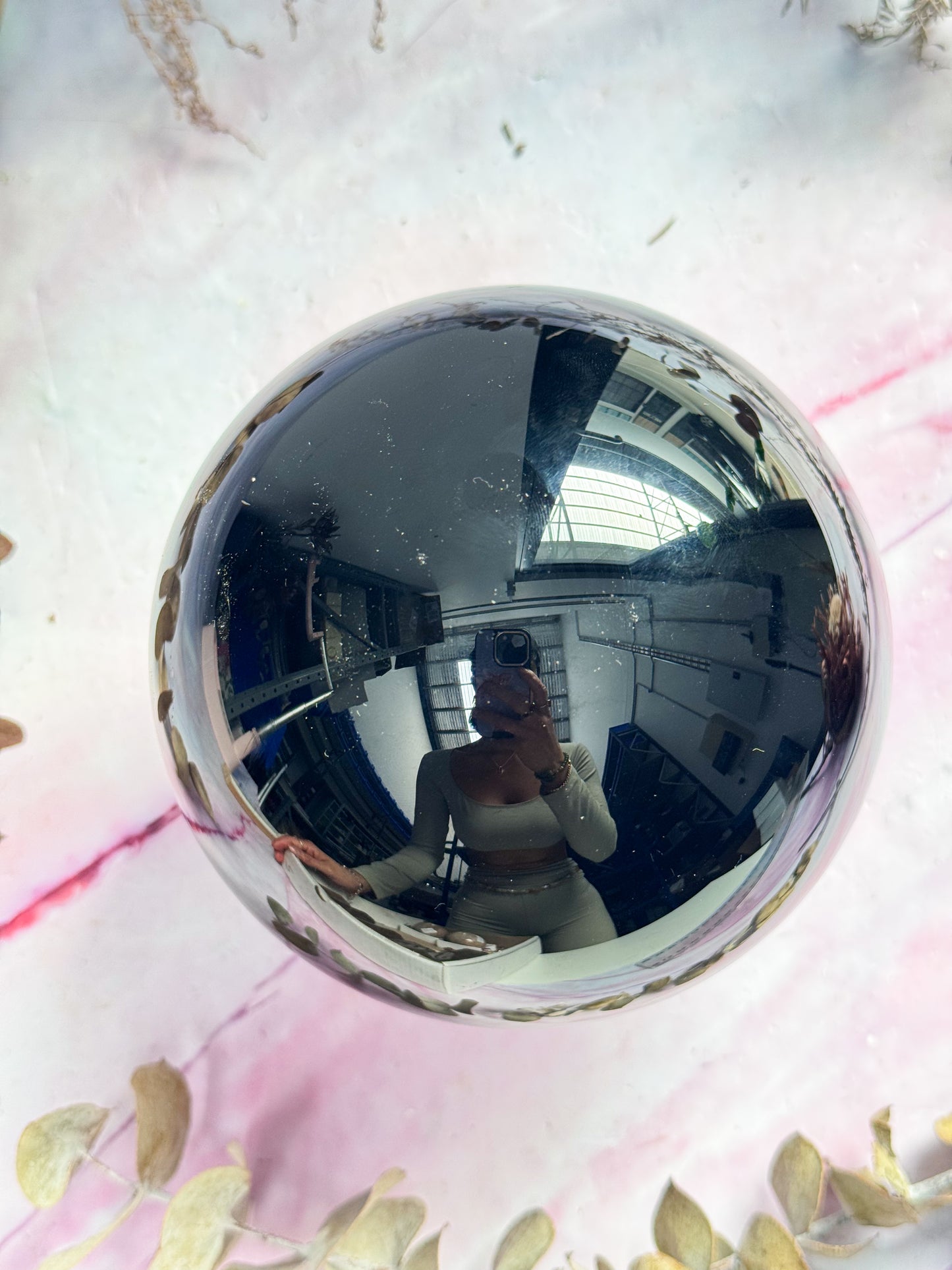 Large Obsidian Sphere