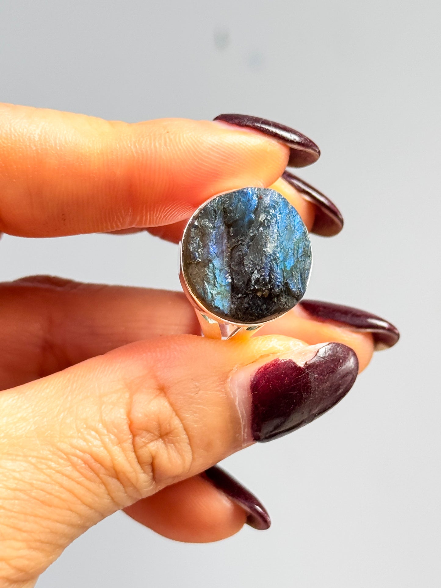 Labradorite Rough Rings