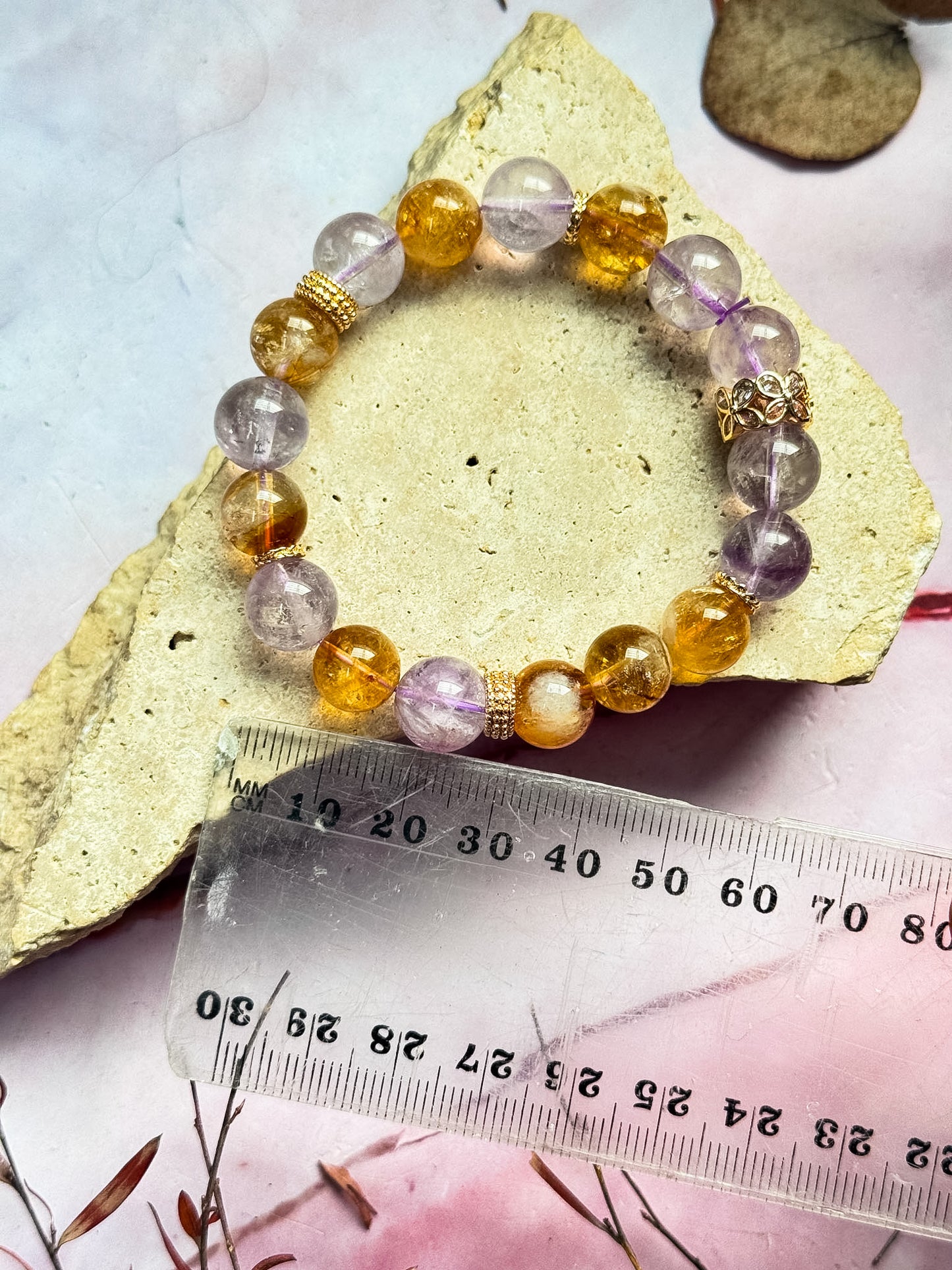 Amethyst and Citrine Bracelets
