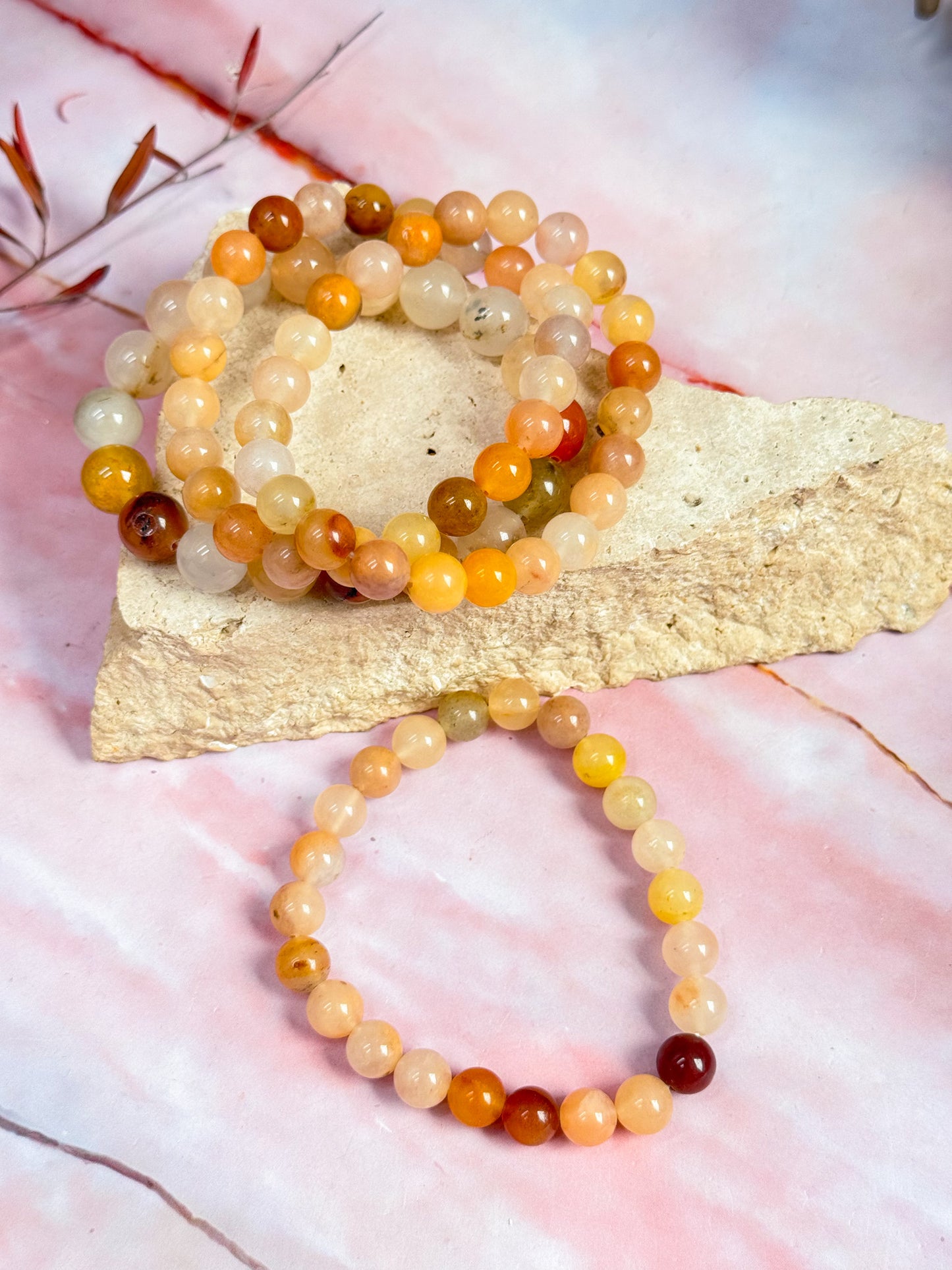 Orange Aventurine Bracelets