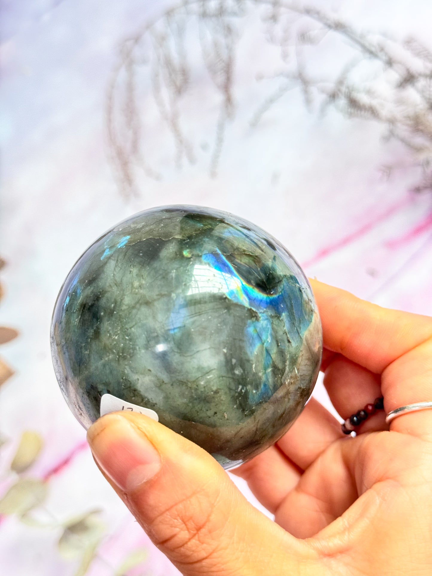 Silver Line Labradorite Sphere