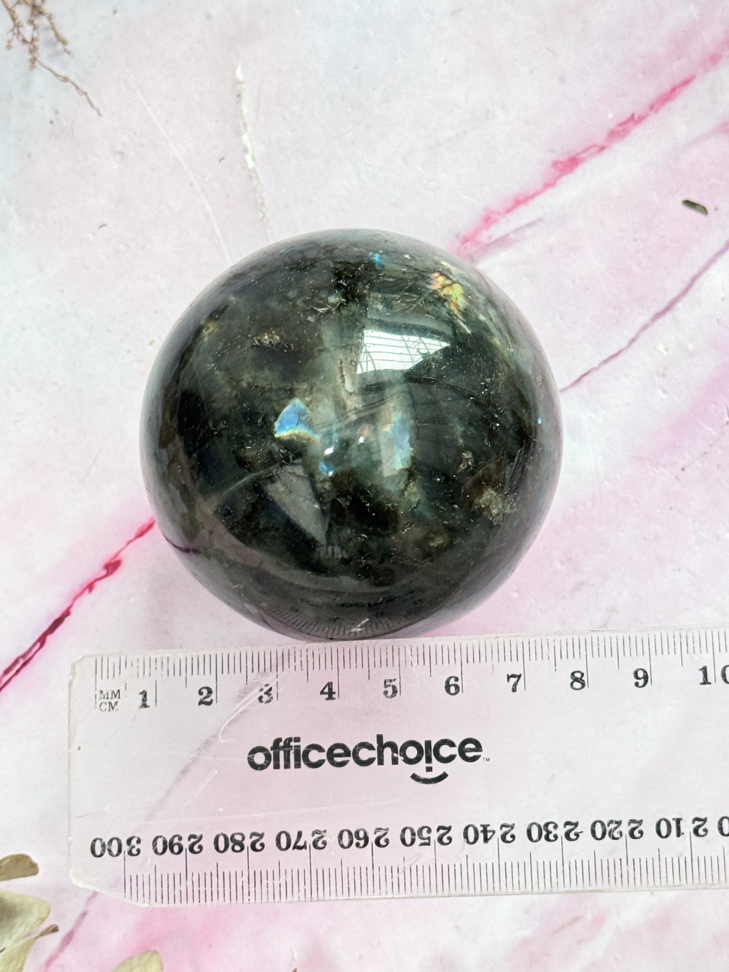 Silver Line Labradorite Sphere