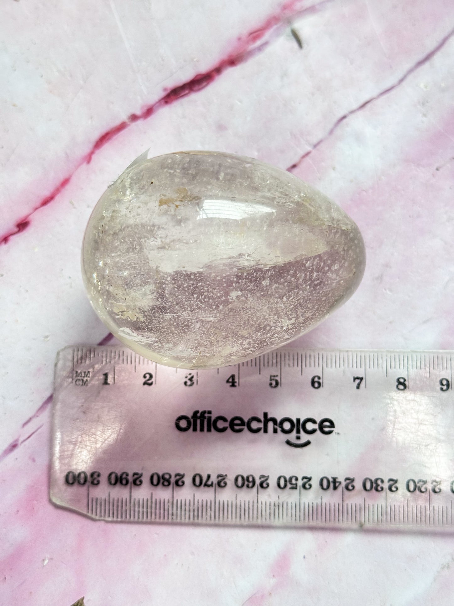 Pale Smokey Quartz Eggs - Medium