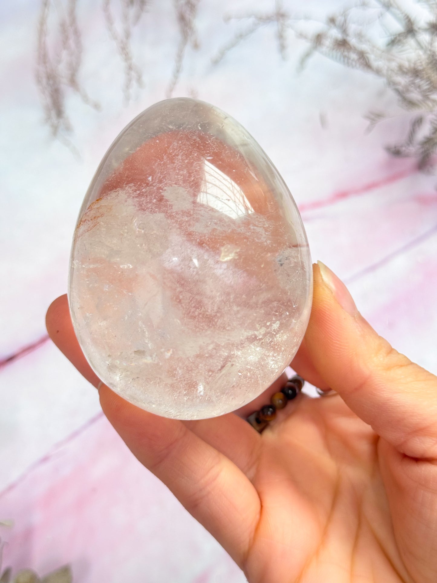 Pale Smokey Quartz Egg