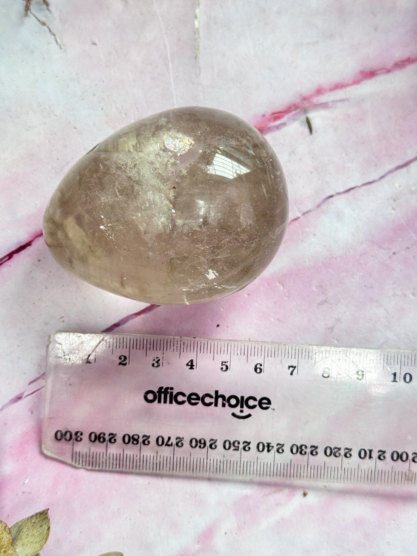 Pale Smokey Quartz Egg