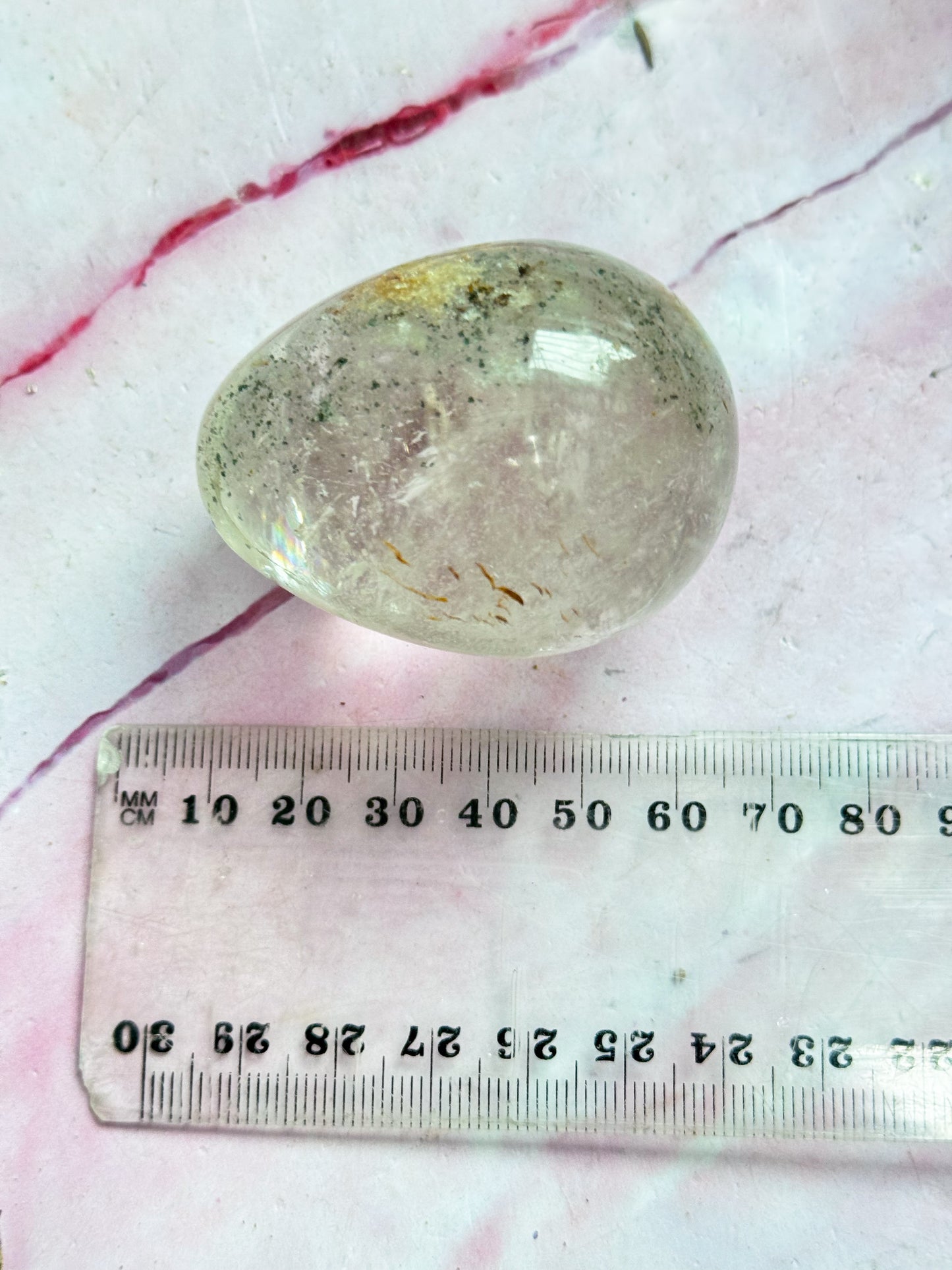 Pale Smokey Quartz Eggs - Small
