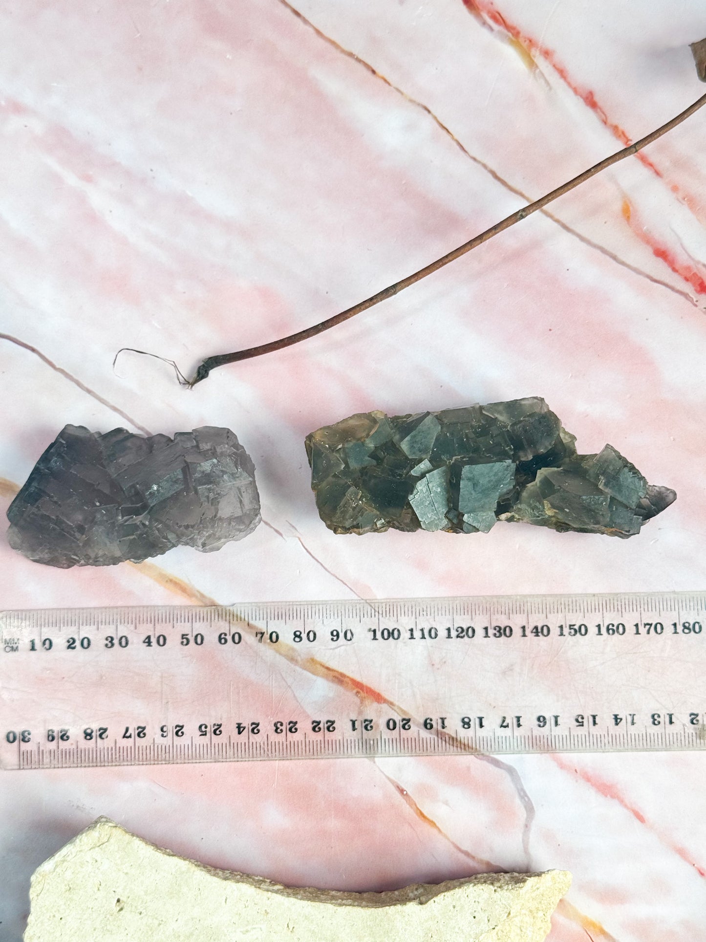 Black Fluorite Clusters