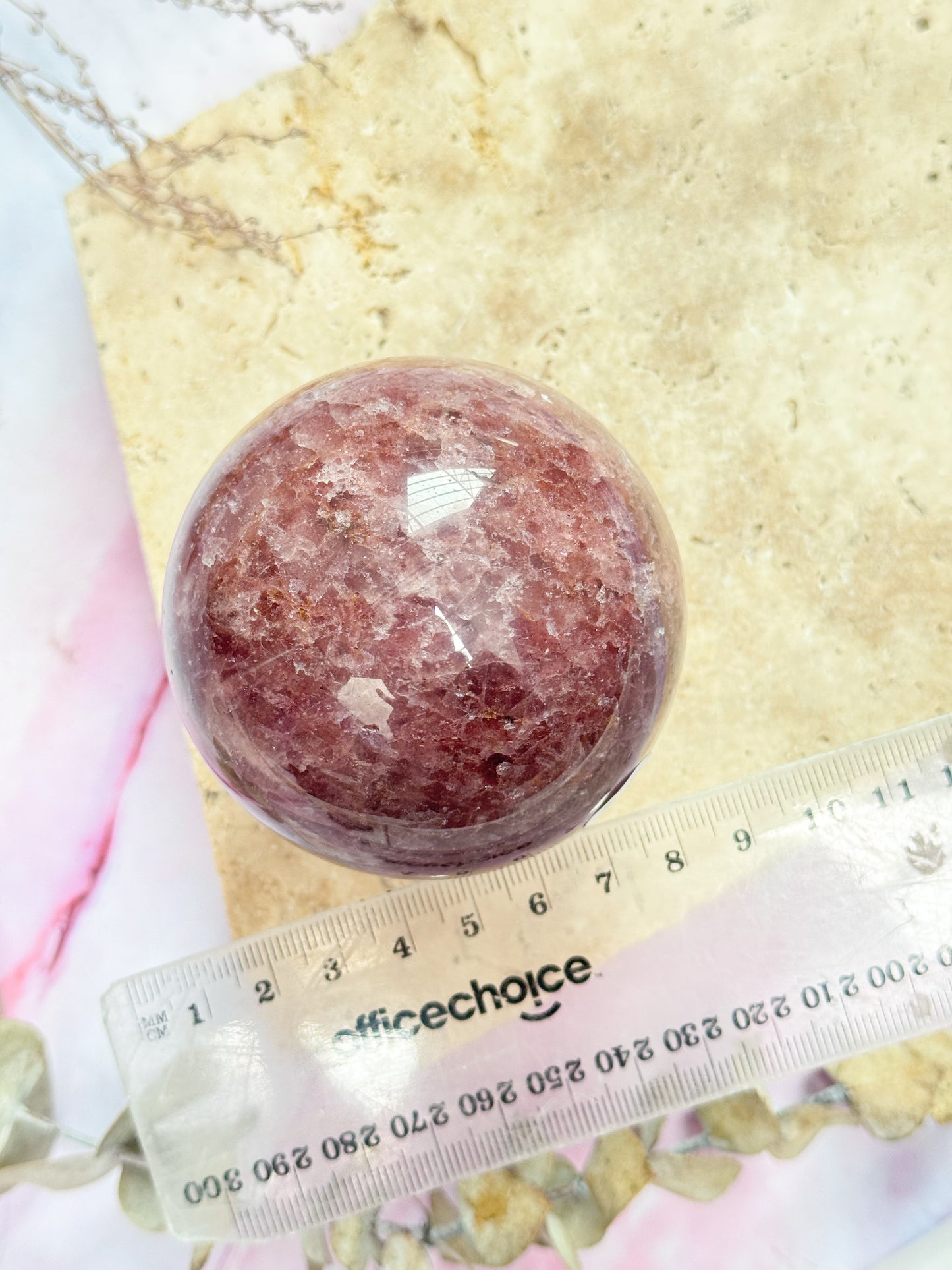 Strawberry Quartz Sphere