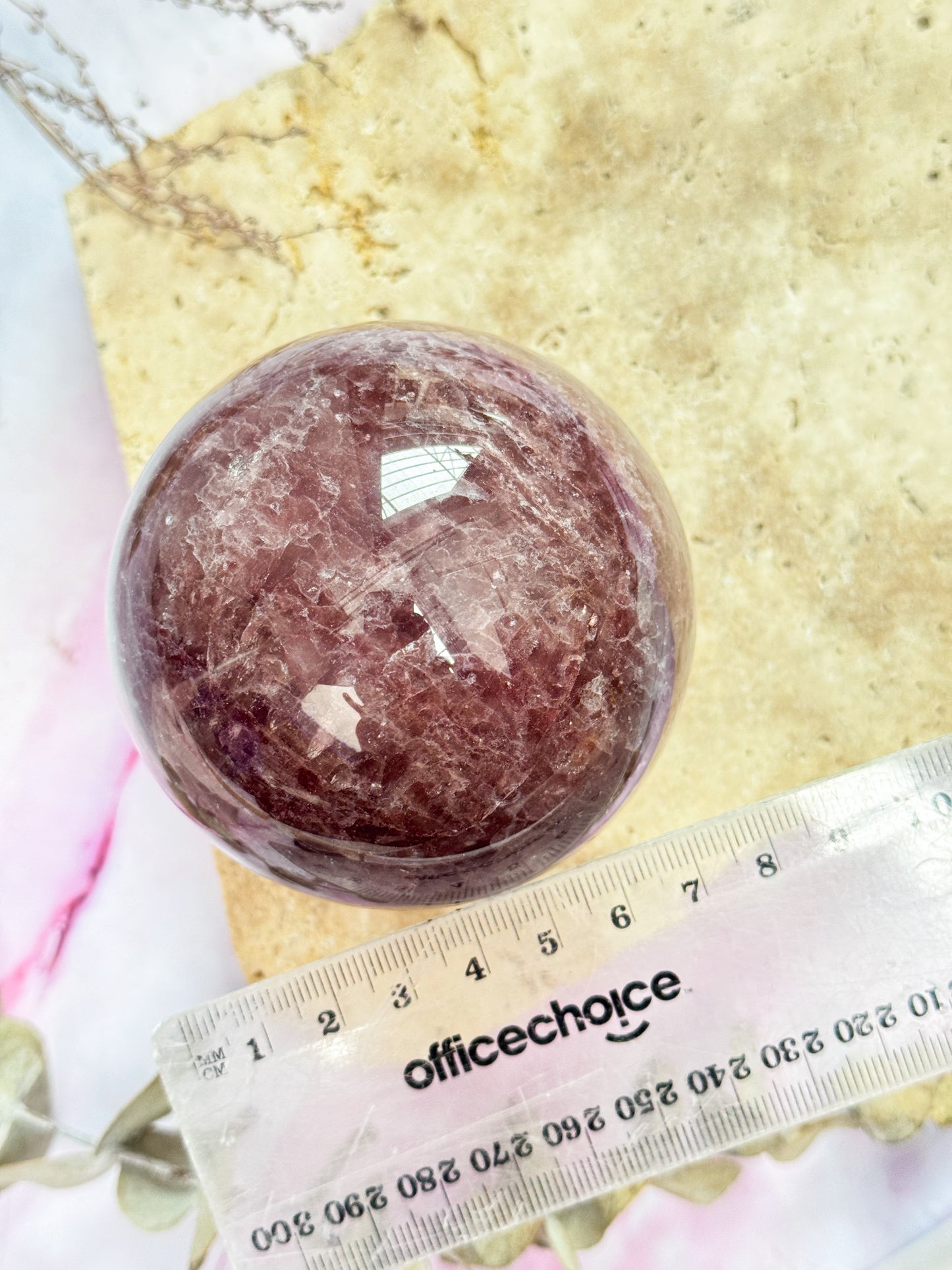 Strawberry Quartz Sphere