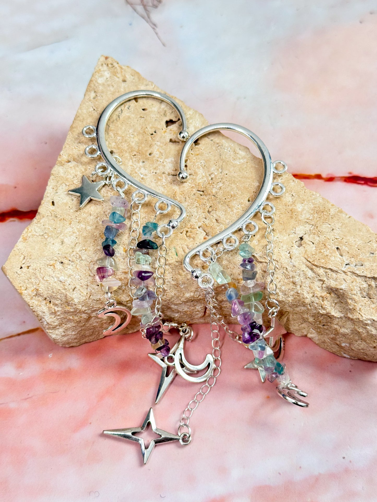 Crystal Fairy Ear Cuffs