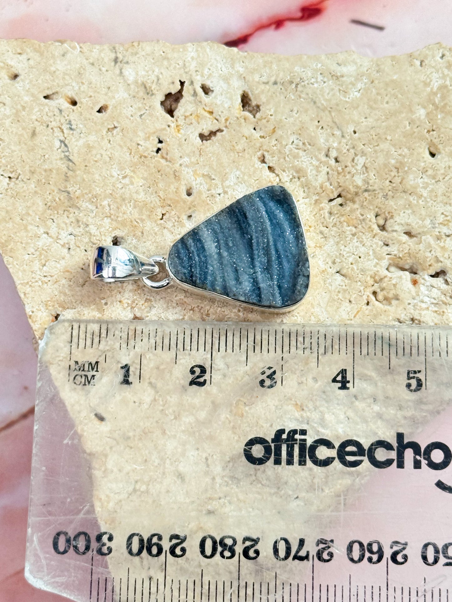 Druzy Agate and Quartz Pendants