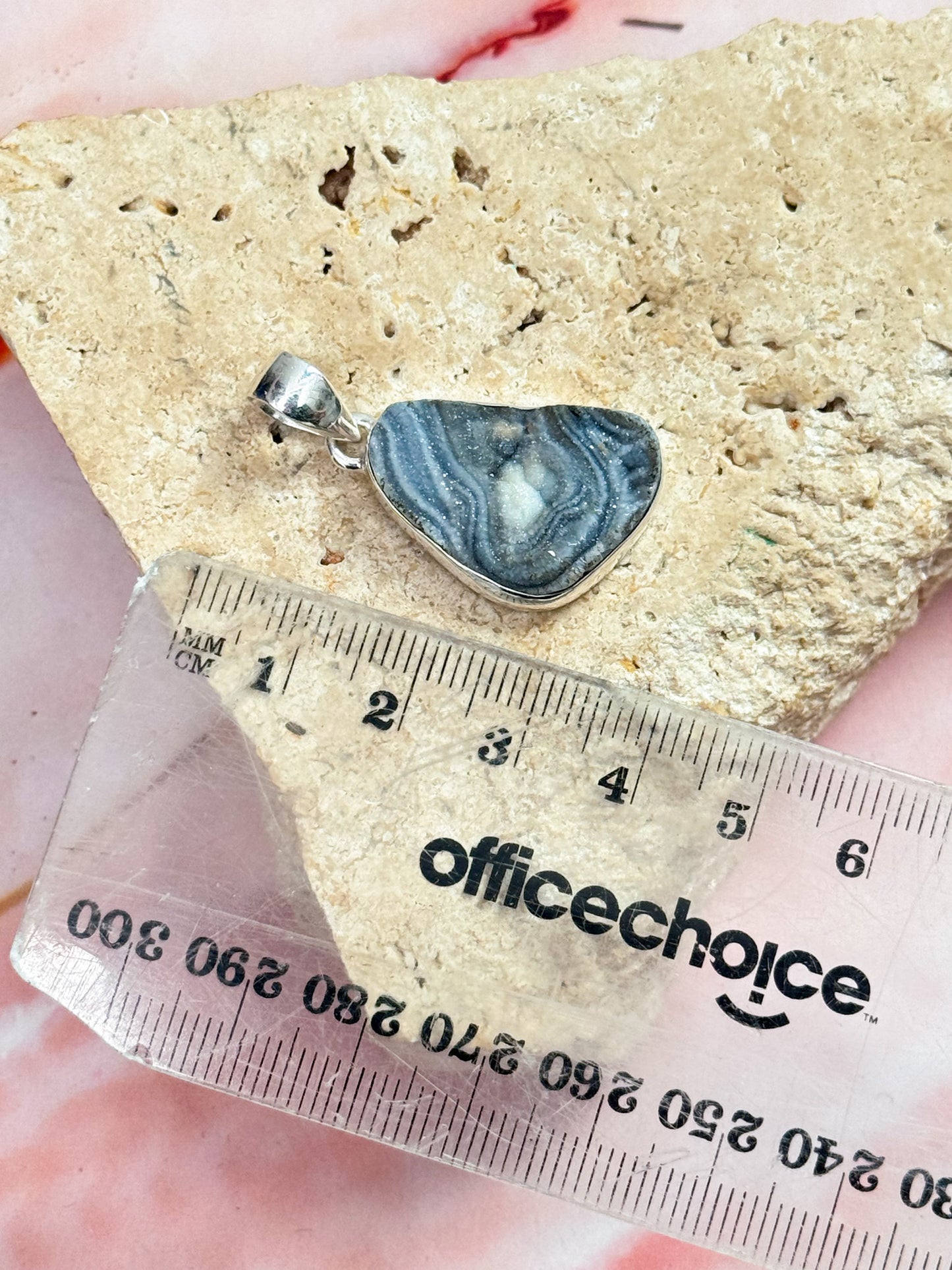 Druzy Agate and Quartz Pendants