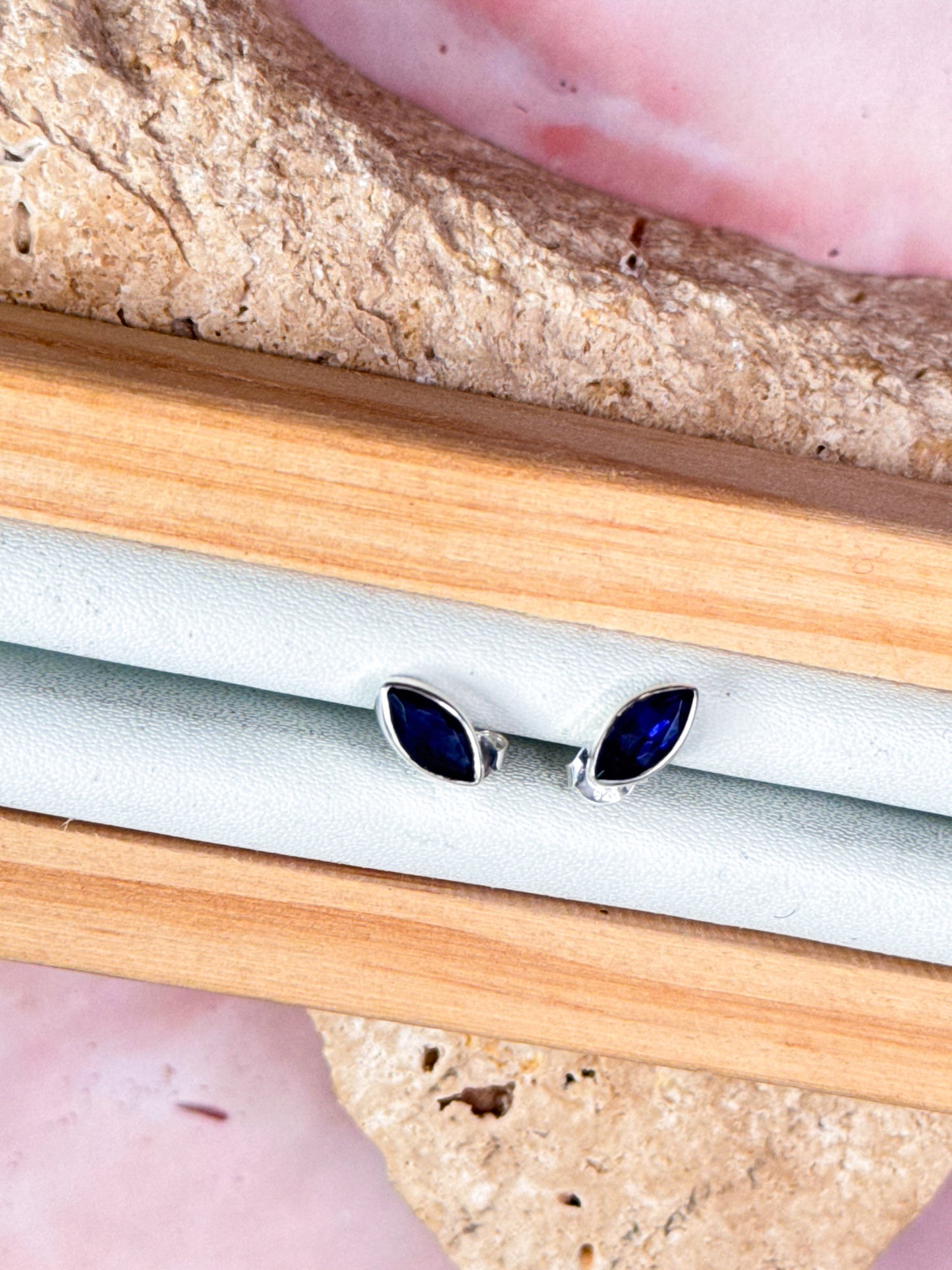 Iolite Studs