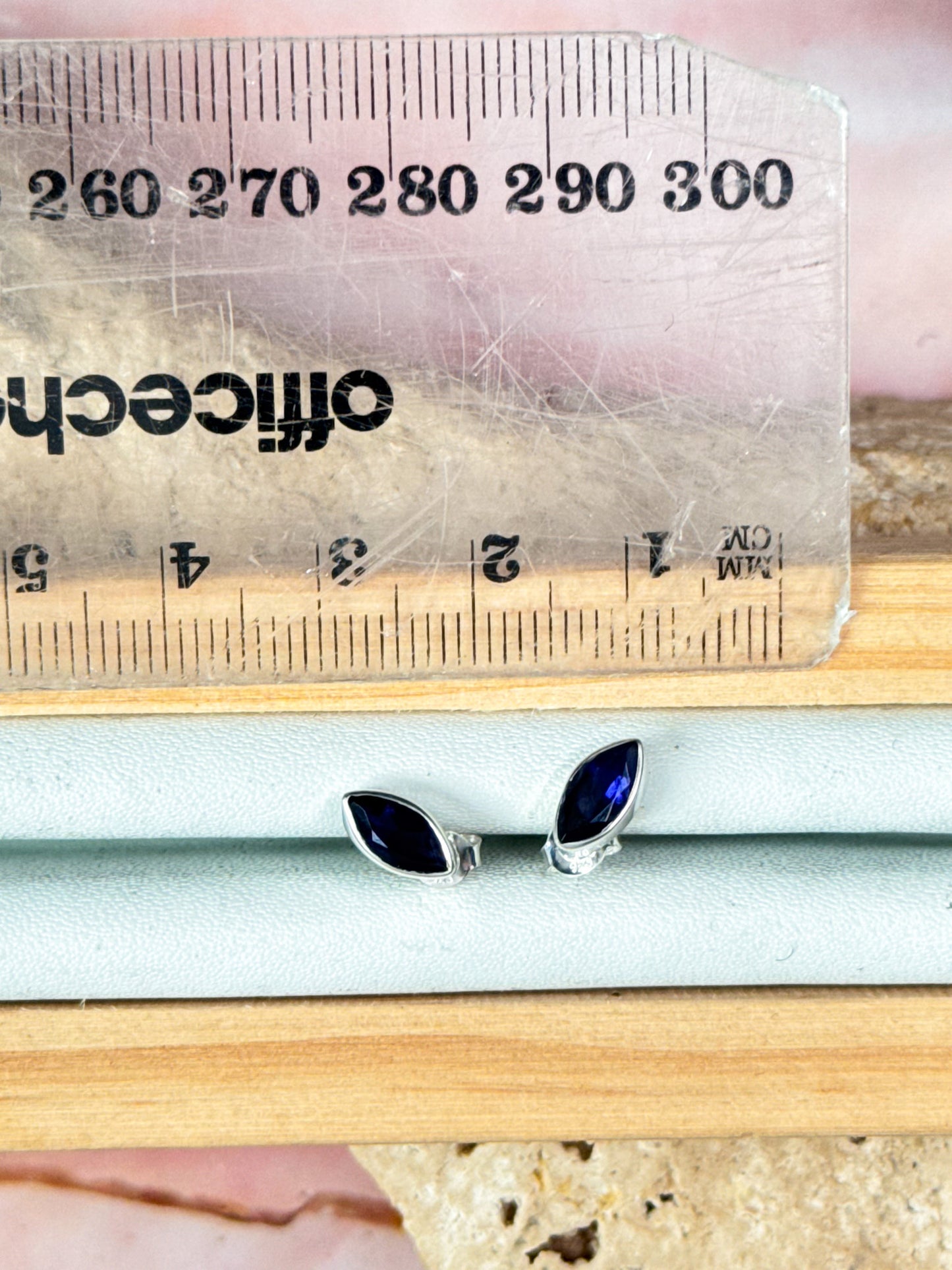 Iolite Studs