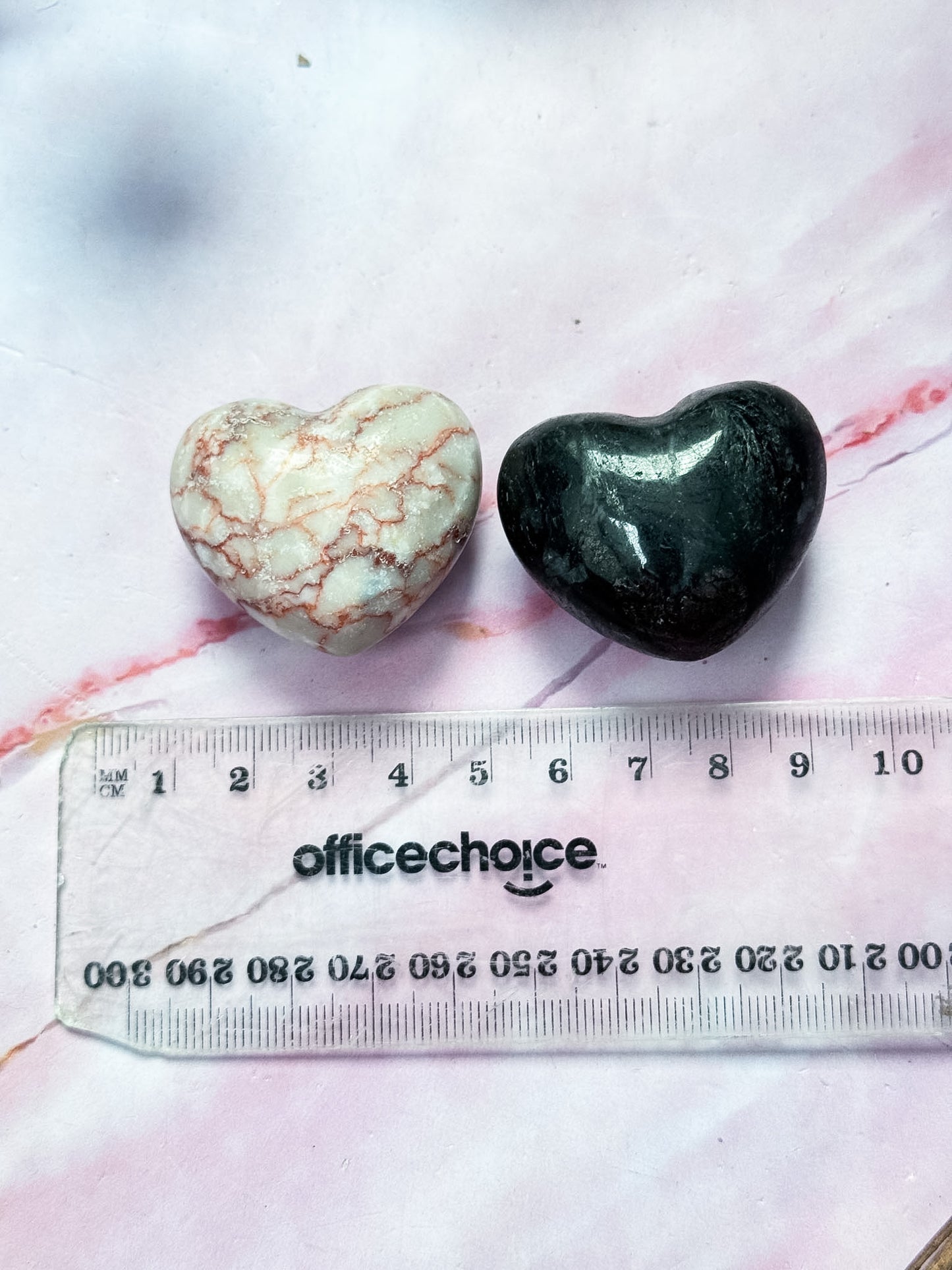 Puffy Crystal Hearts