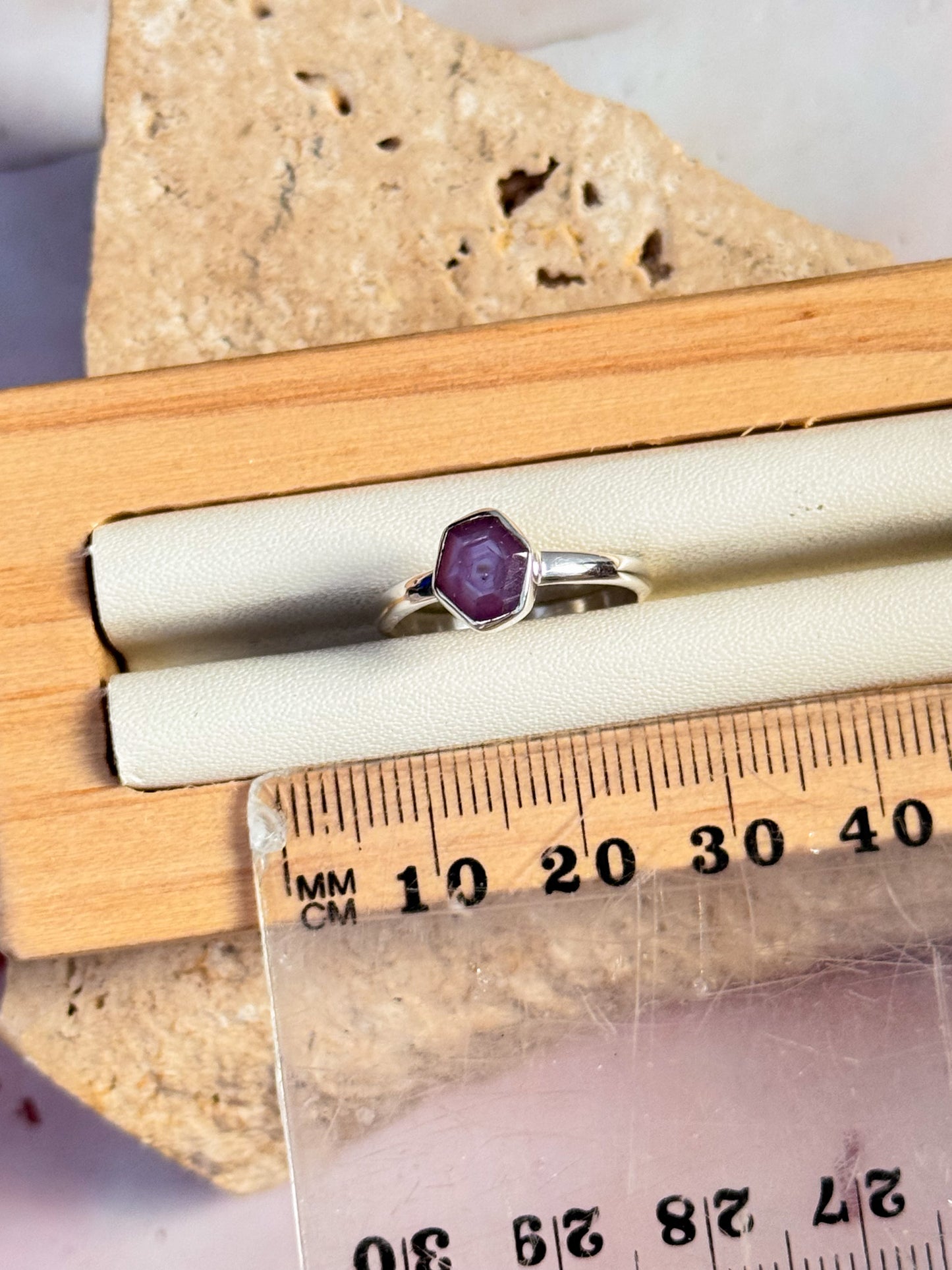 Ruby Stalactite Ring - Size 6