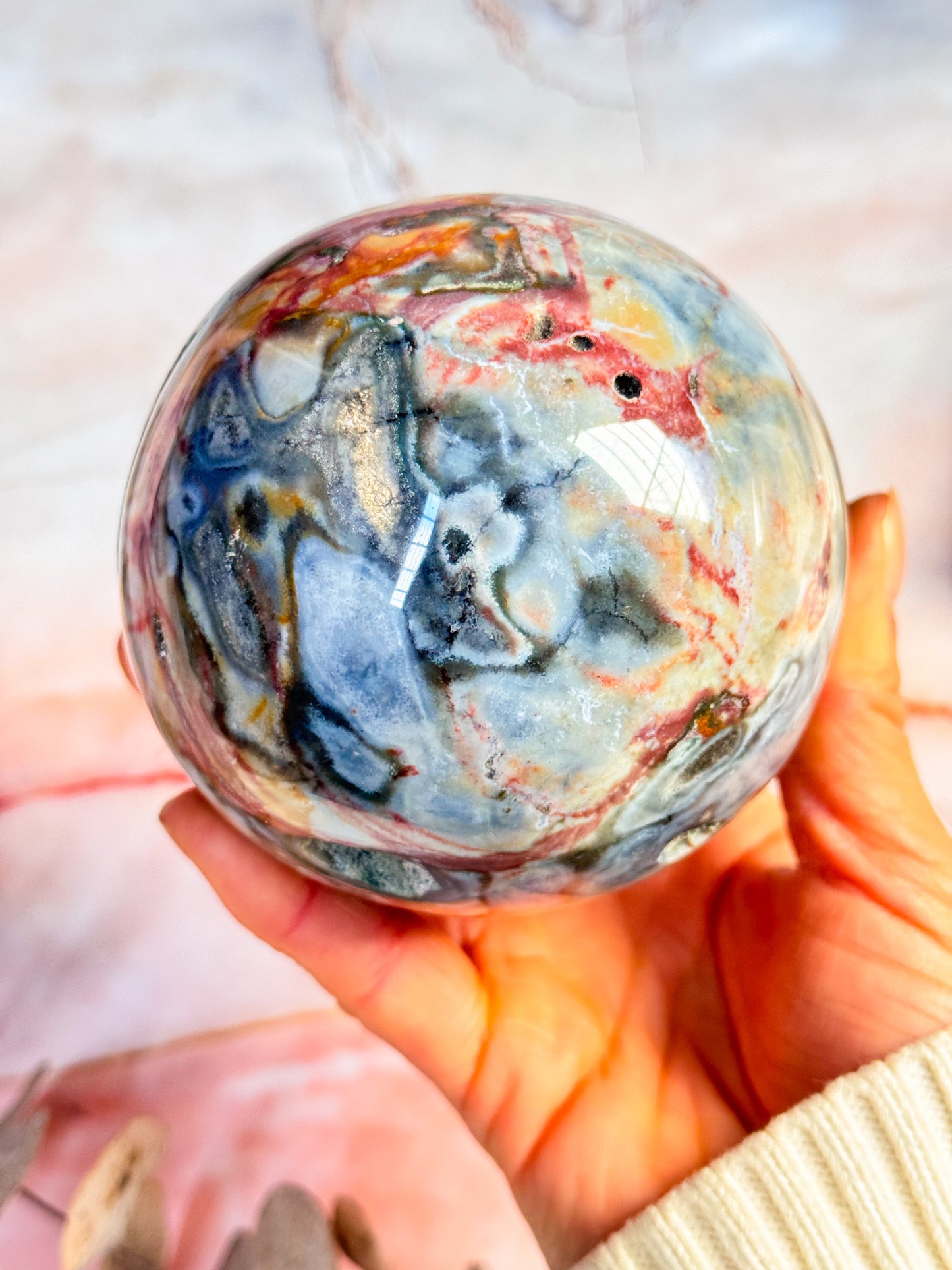 Ocean Jasper Sphere