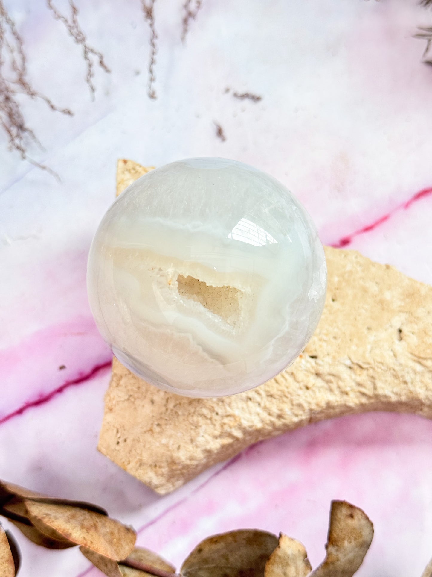 Blue Lace Agate Sphere
