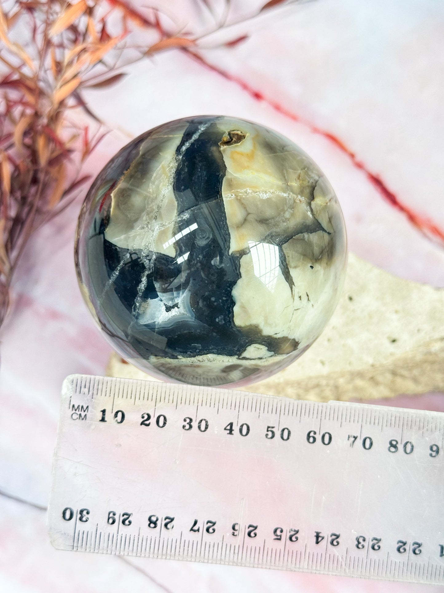 Volcanic Agate Sphere