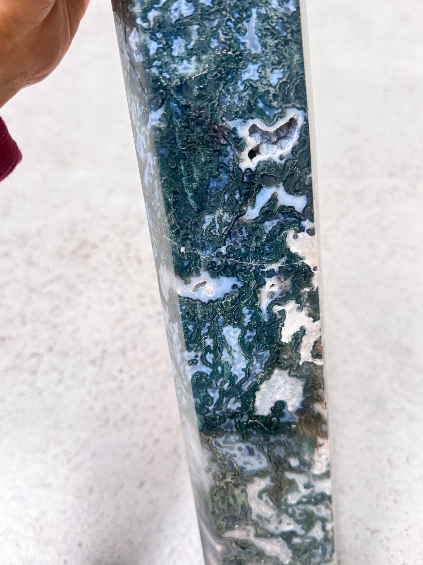 XL Moss Agate Tower