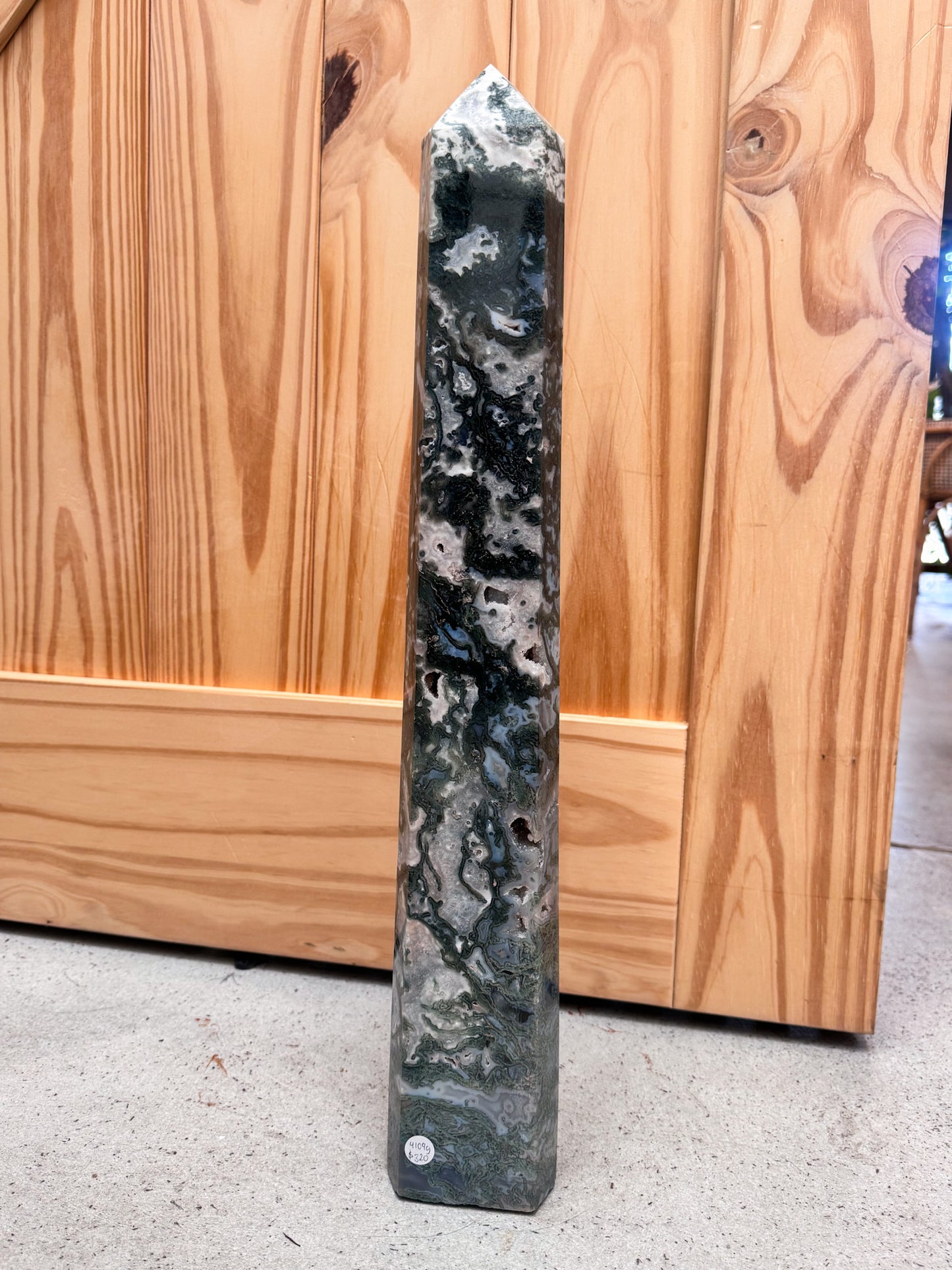 XL Moss Agate Tower