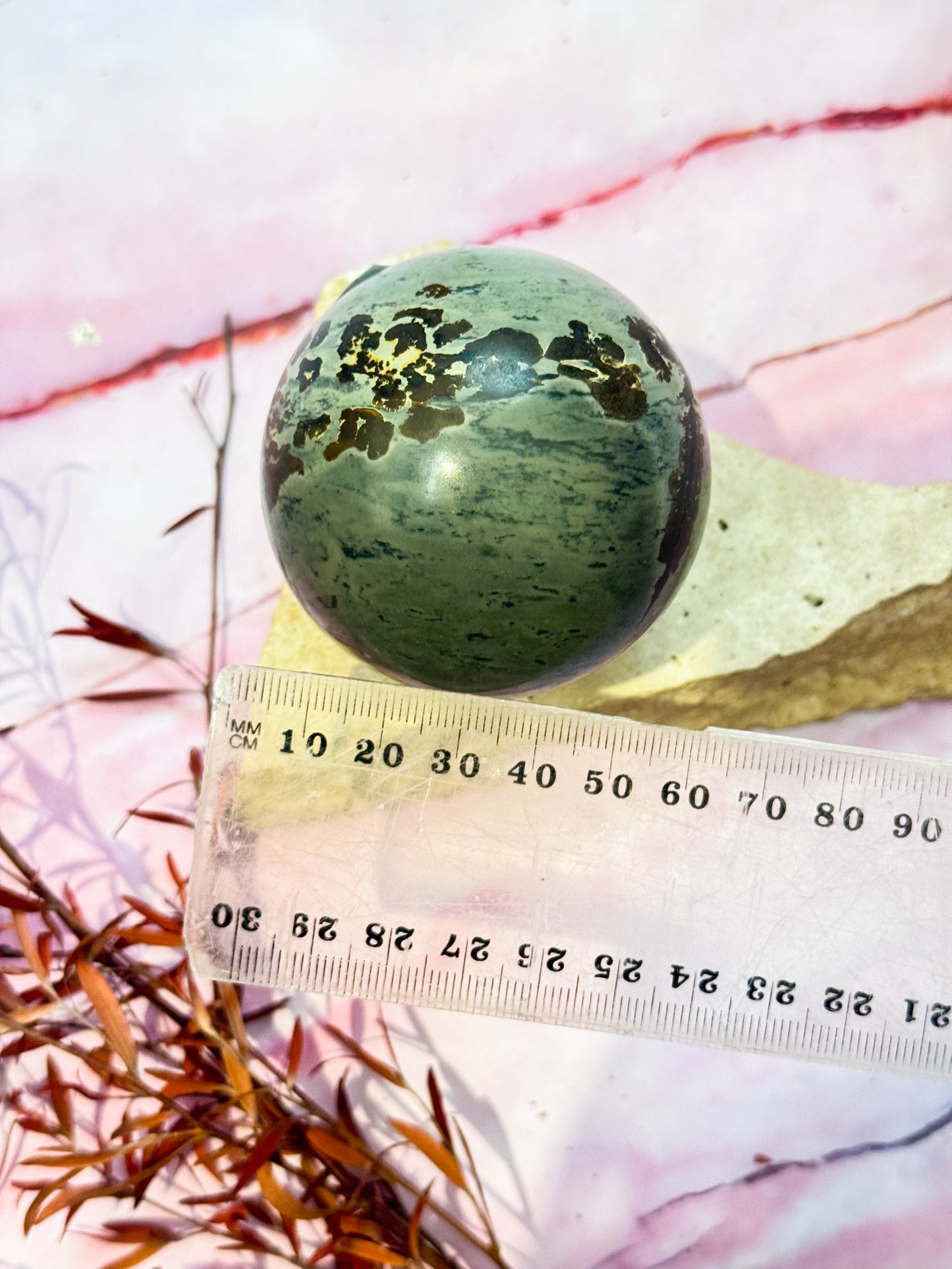 Picture Stone Sphere