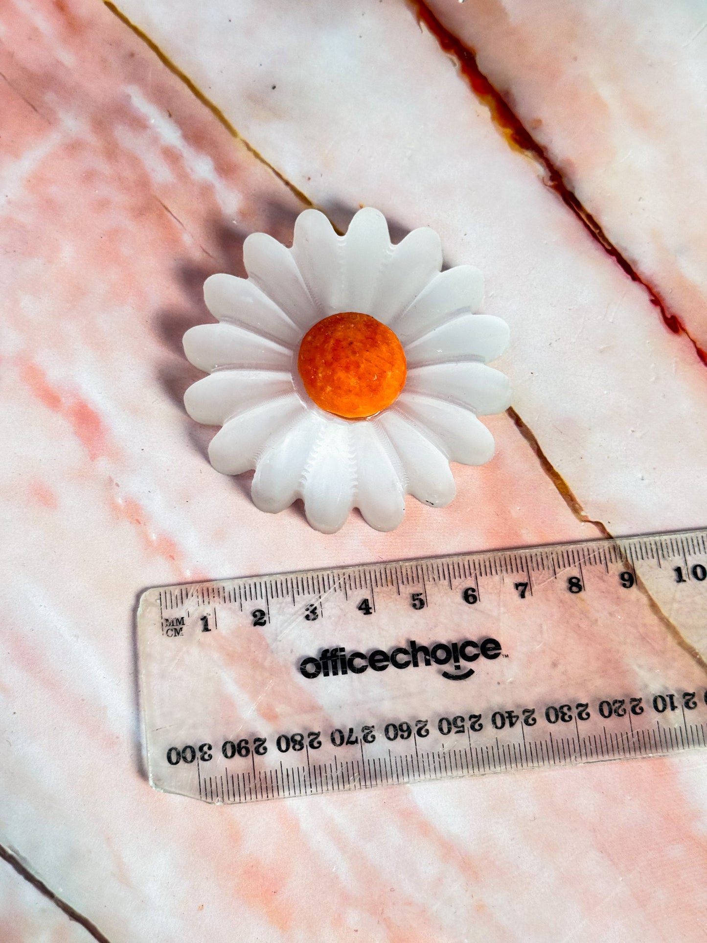 Selenite Daisy Carvings