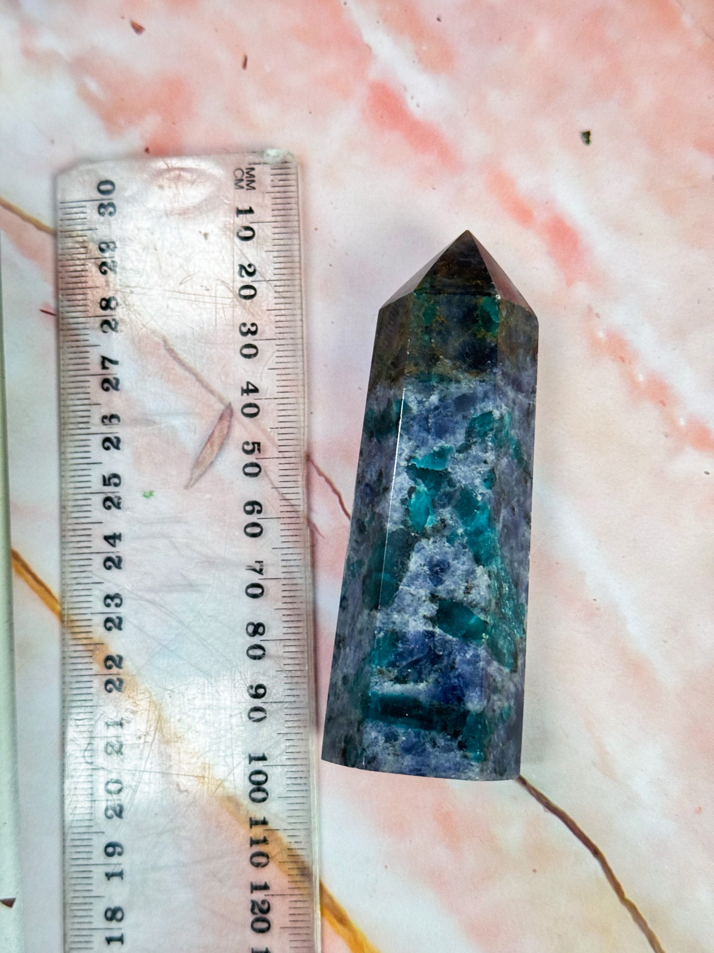 Iolite and Apatite Points