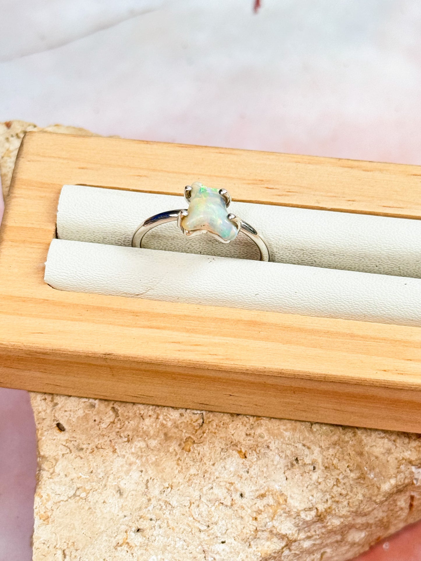 Ethiopian Opal Ring - Size 8