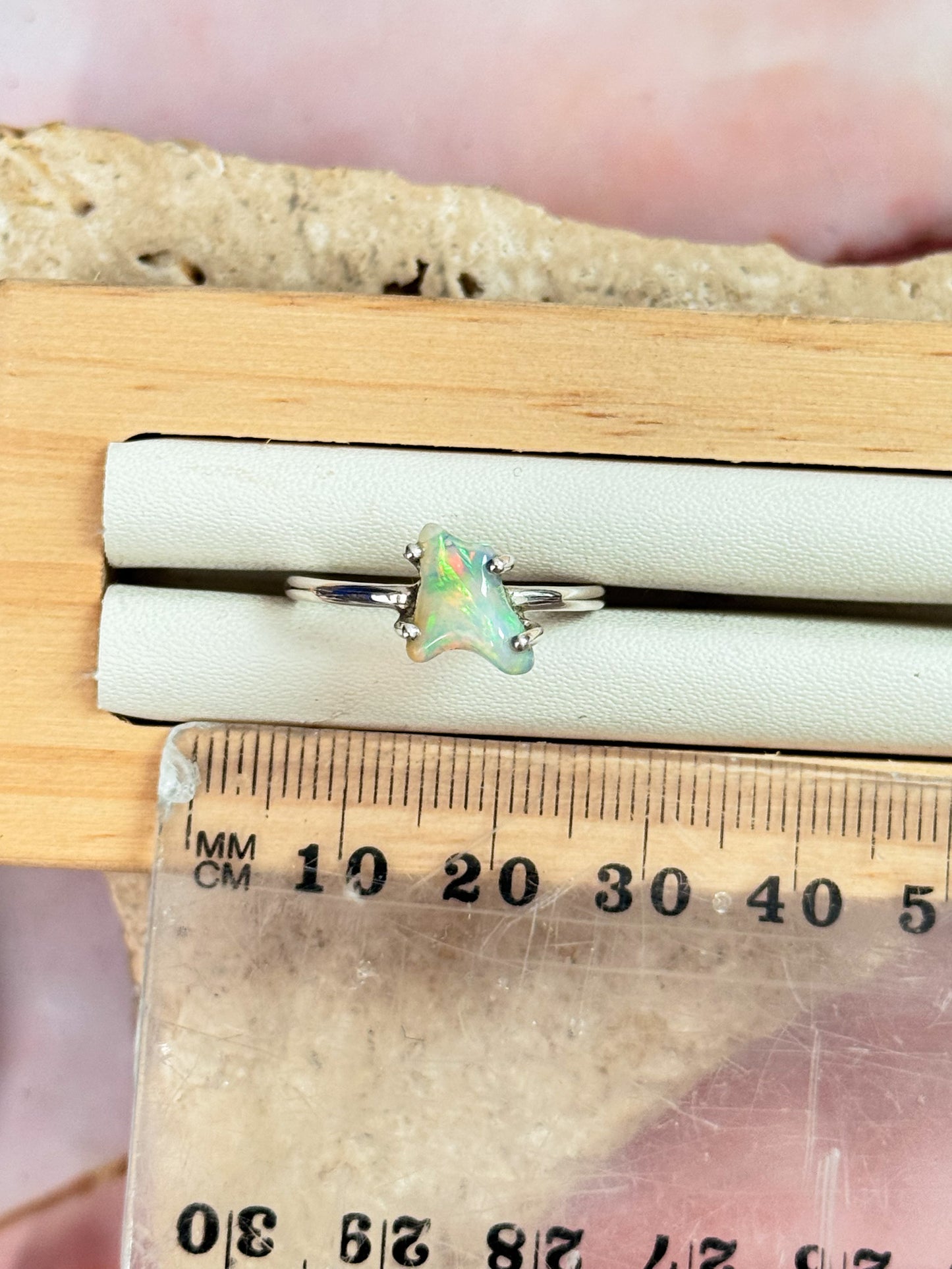 Ethiopian Opal Ring - Size 8