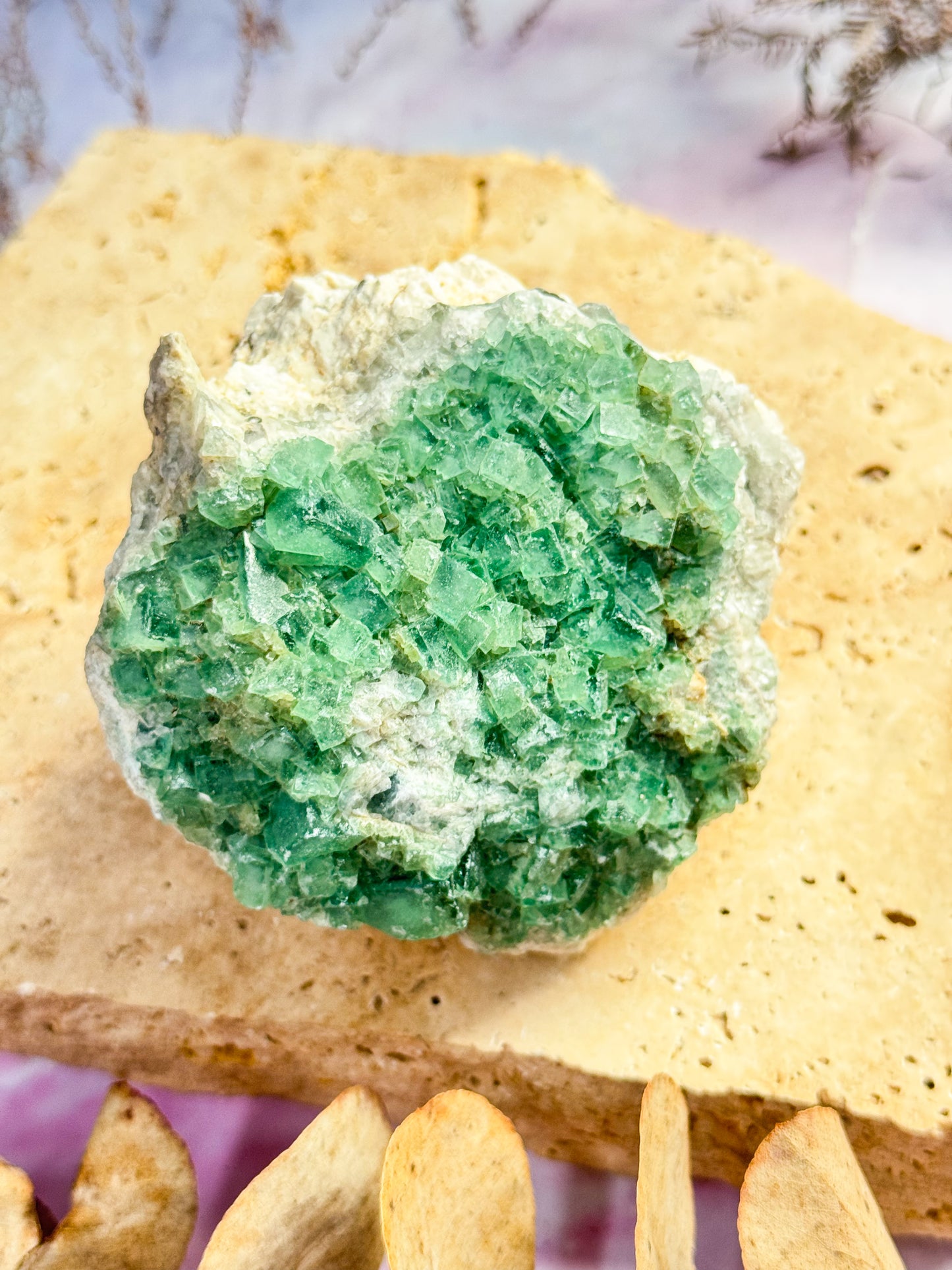 Cubic Fluorite Cluster