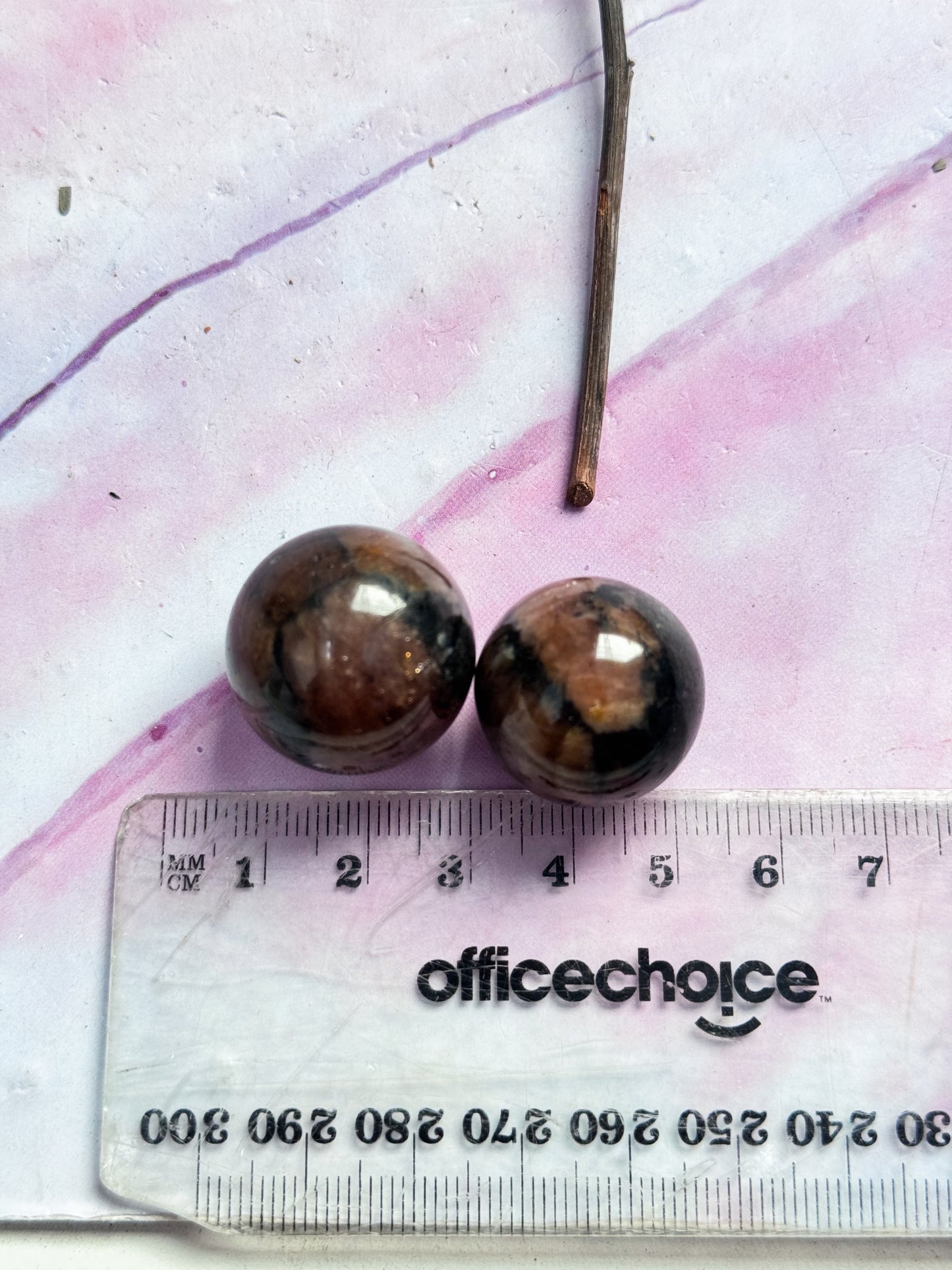 Chiastolite Spheres
