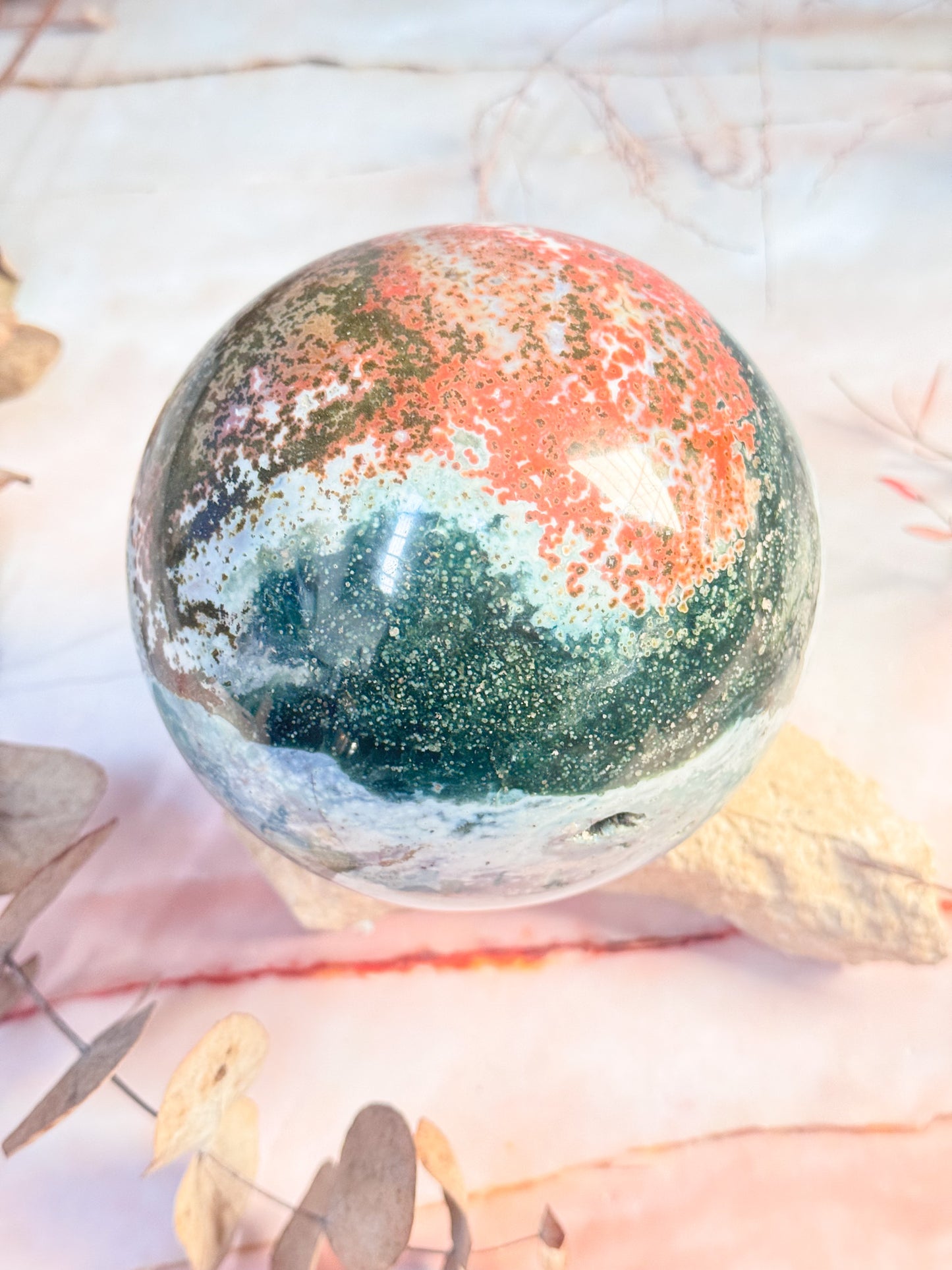 Ocean Jasper Sphere