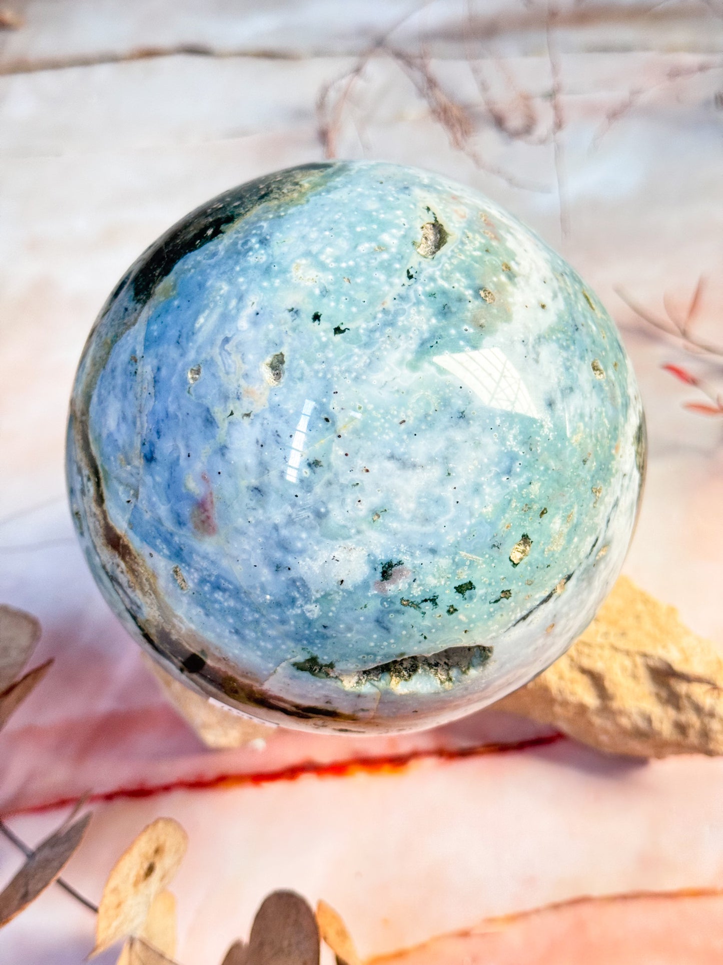 Ocean Jasper Sphere
