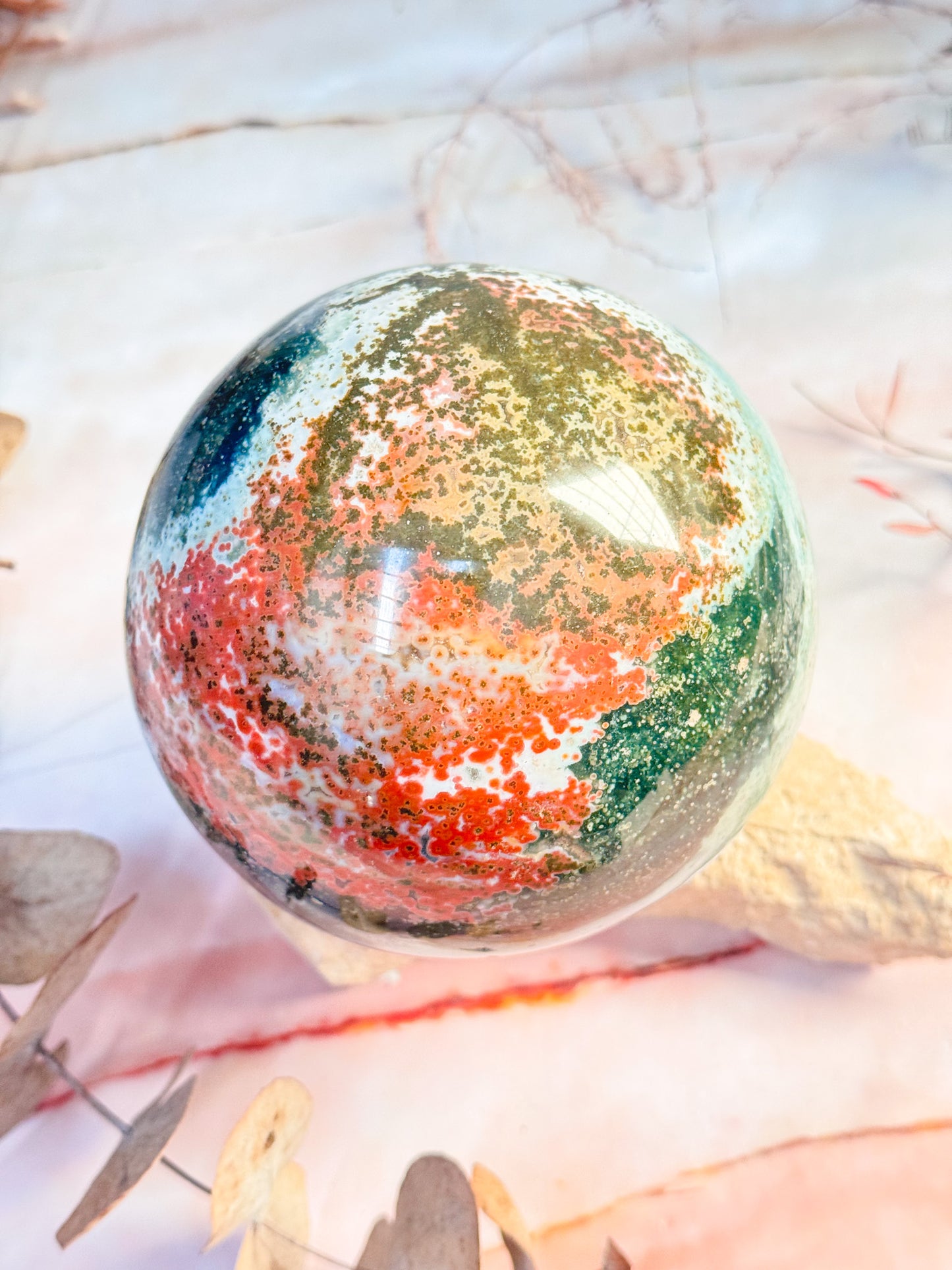 Ocean Jasper Sphere