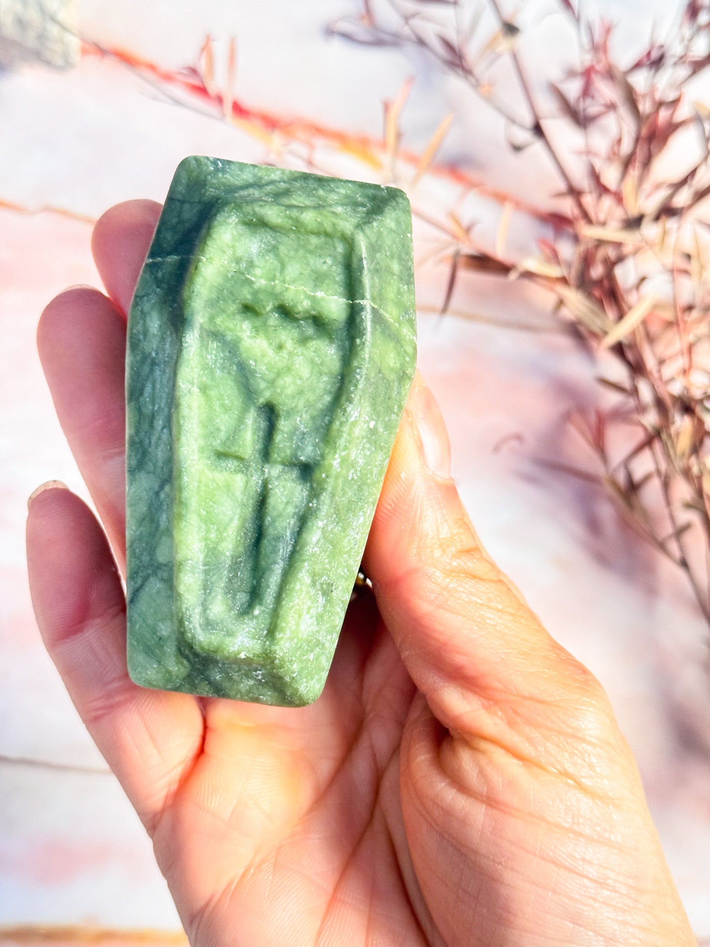 Crystal Coffin Carvings